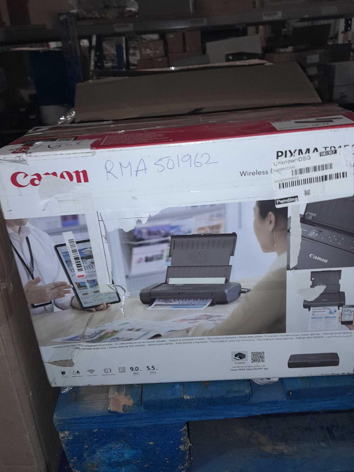 RRP £260 Boxed Canon Pixma Tr150 Wireless Portable Business Printer - Image 2 of 2