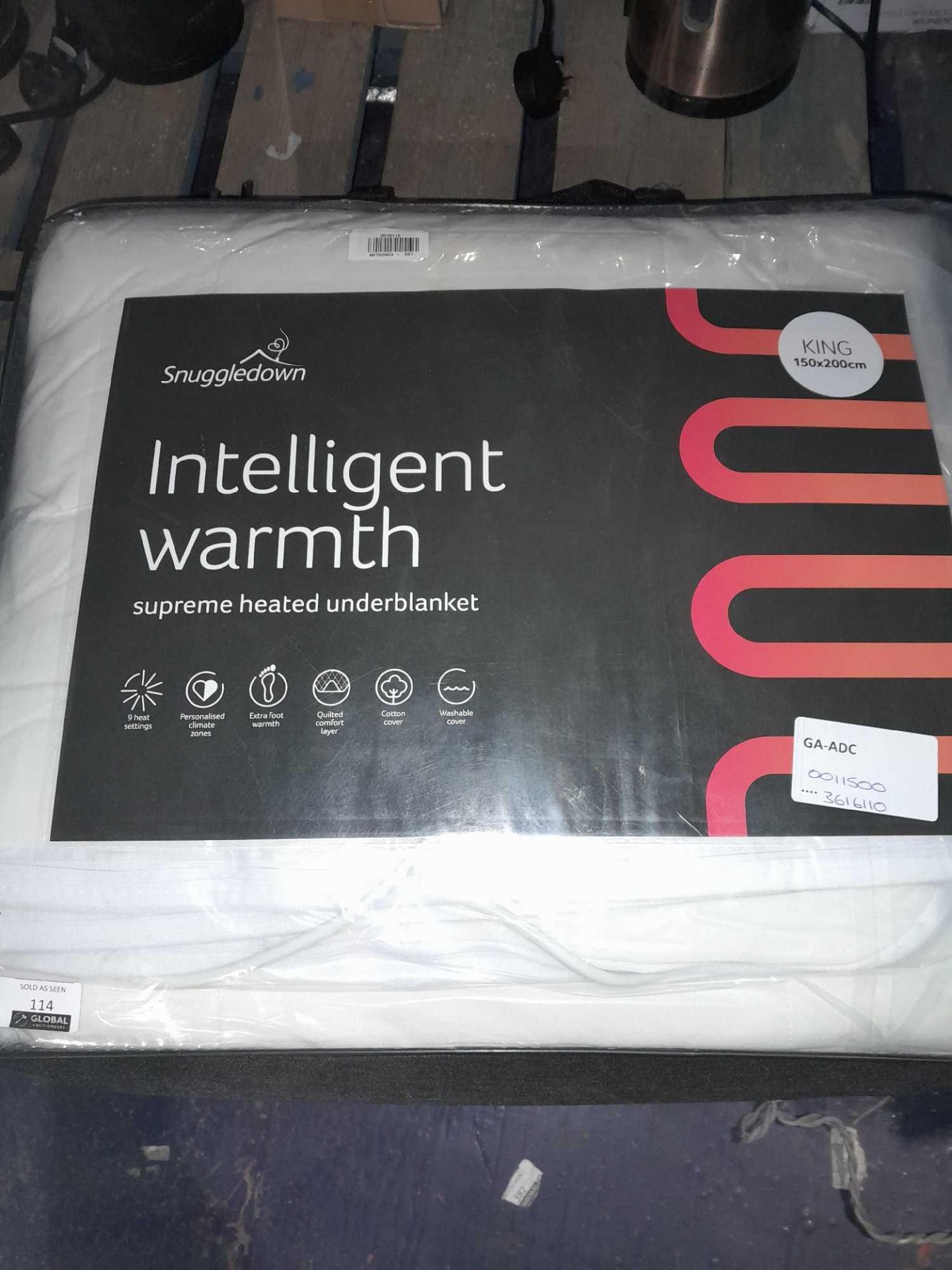 RRP £115 Snuggle down Intelligent Warmth Heated Under Blanket, King Size - Image 2 of 2