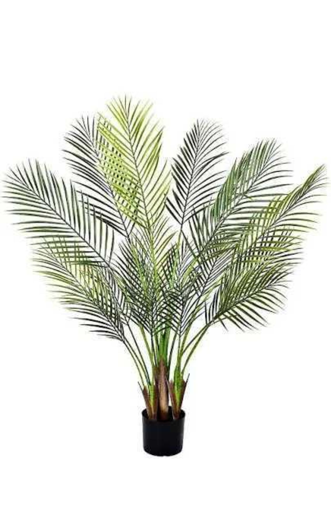 RRP £110 Boxed Greenbrokers Artificial 135Cm Palm Tree In Pot