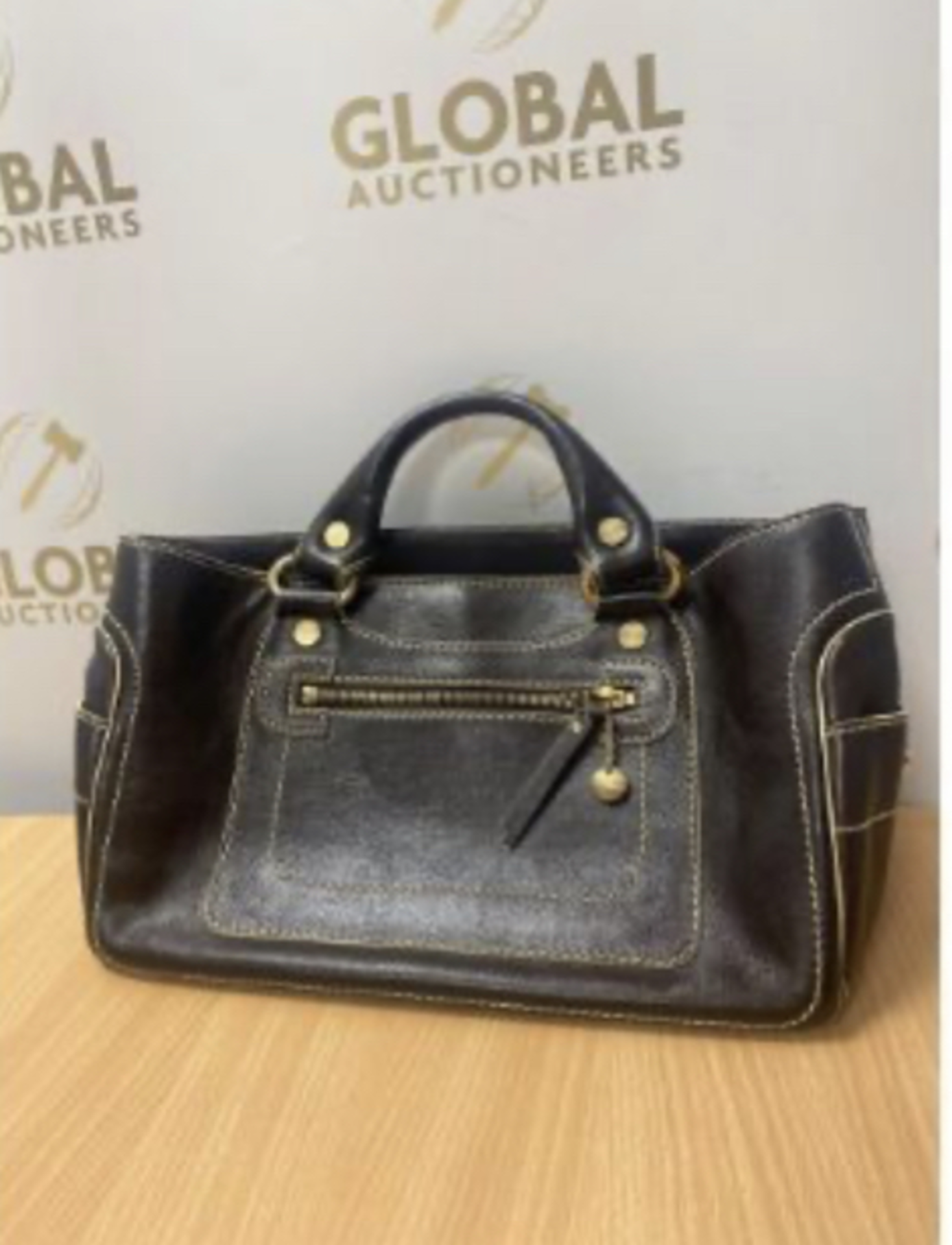 RRP £990 Celine Boogie Brown Calf Leather Small Grained Leather (Grade A) (No VAT on the hammer,