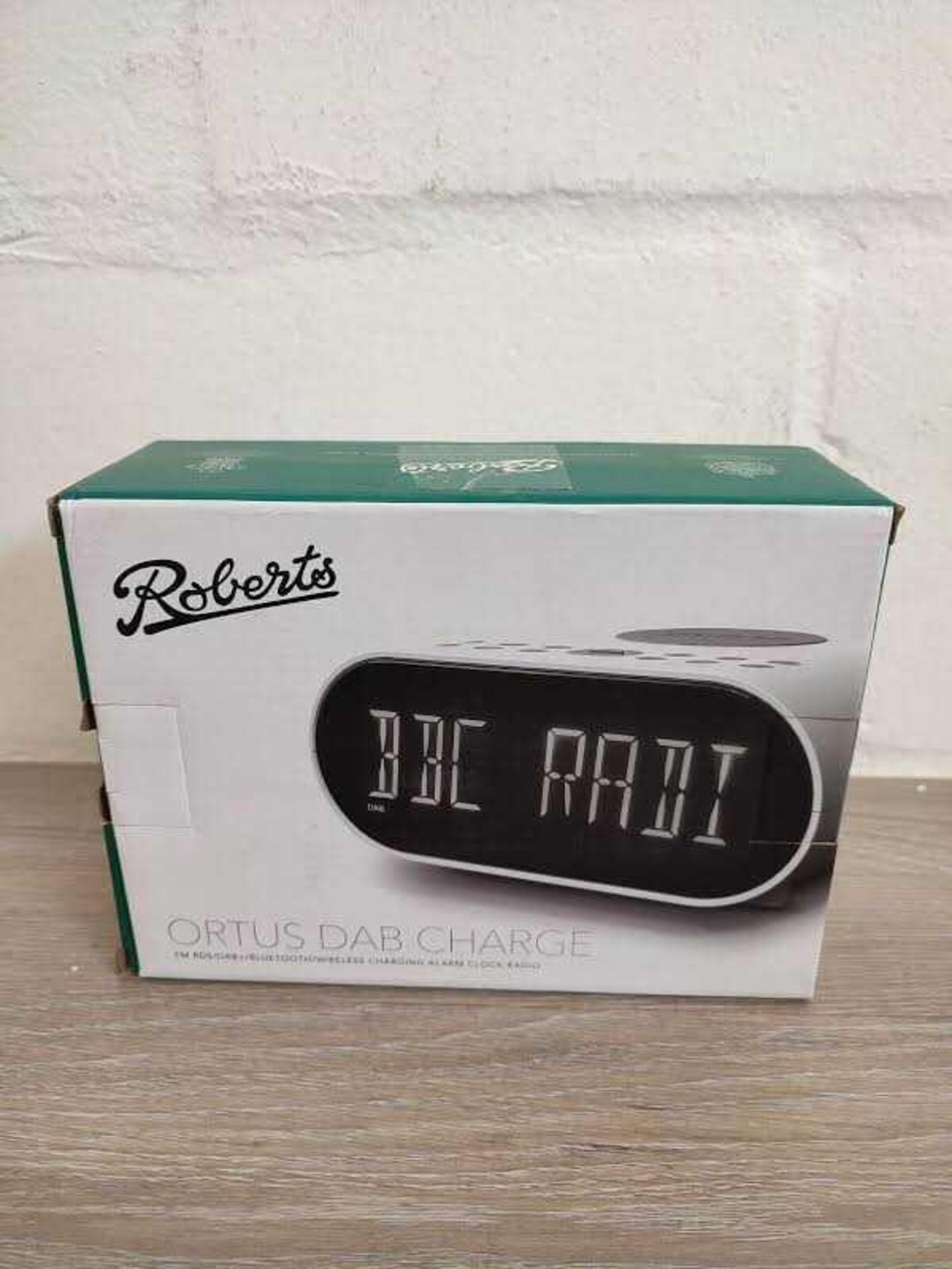 RRP £180 Lot To Contain 2 Boxed Roberts Oftus Dab Charge Wireless Alalm Clock Radios - Image 2 of 2