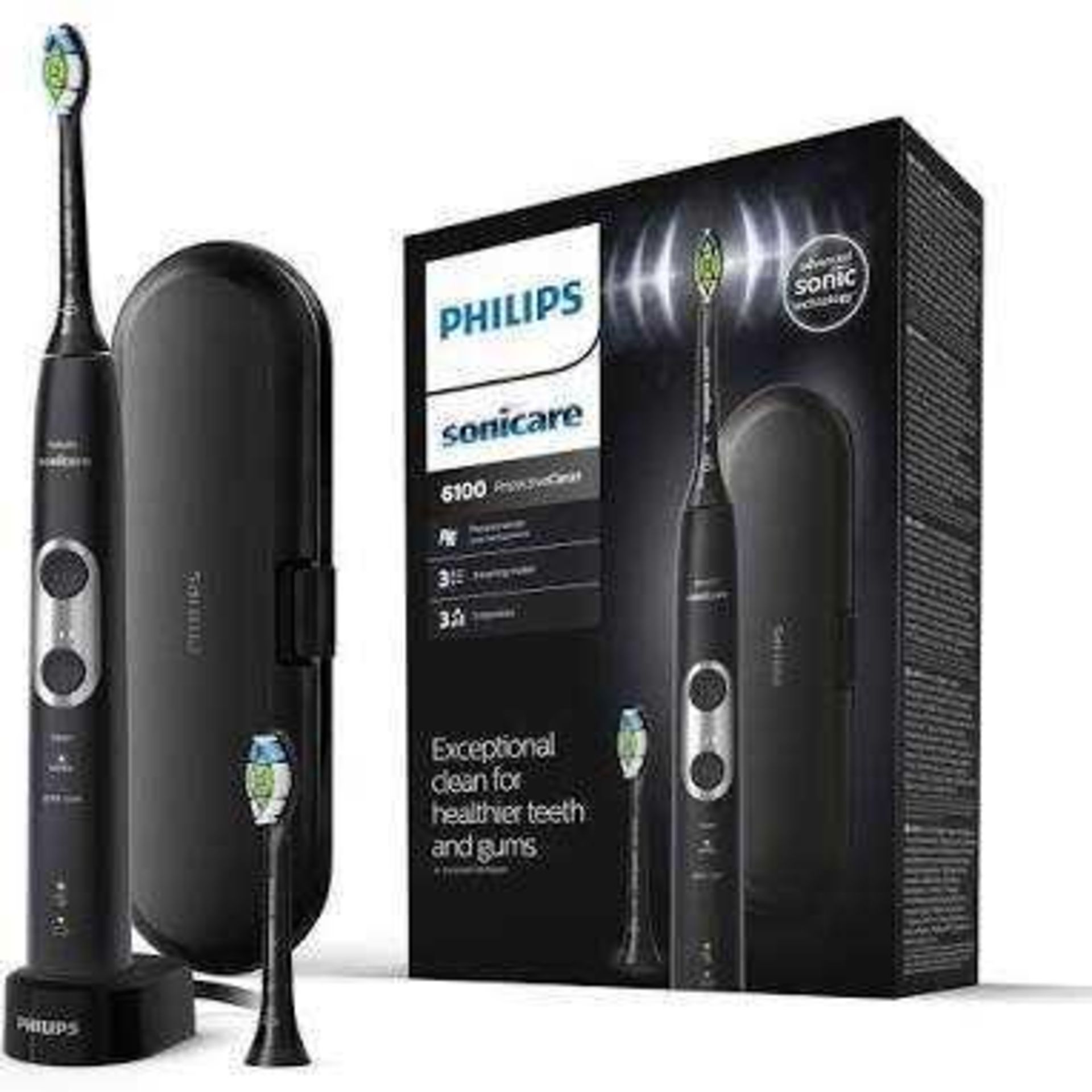 RRP £130 Boxed Philips Sonicare 6100 Protective Clean Tooth Brush