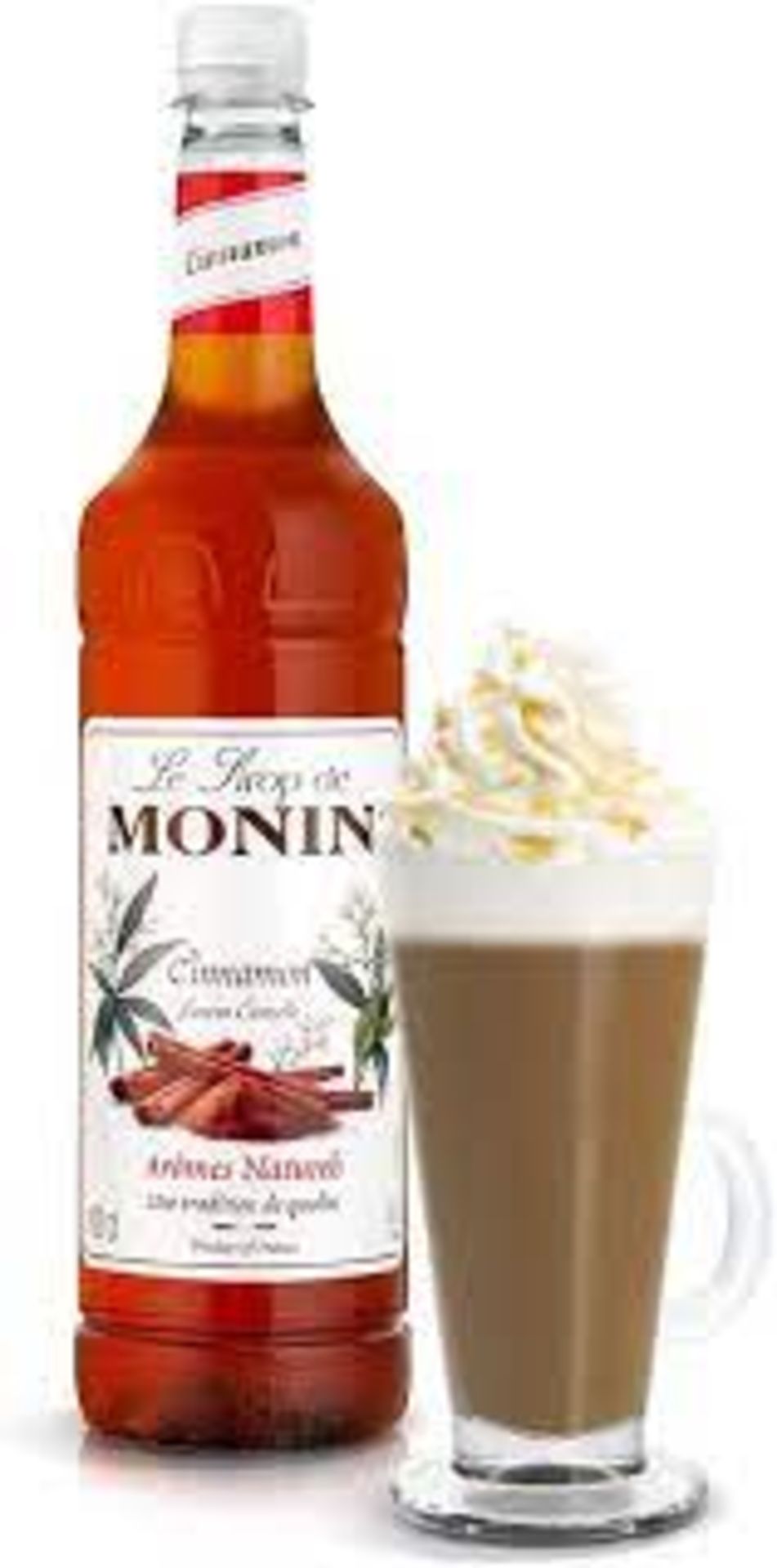 RRP £940 (Approx. Count 104) pW32f6381N "MONIN Premium Cinnamon Syrup 1LJoe & Seph's Salted