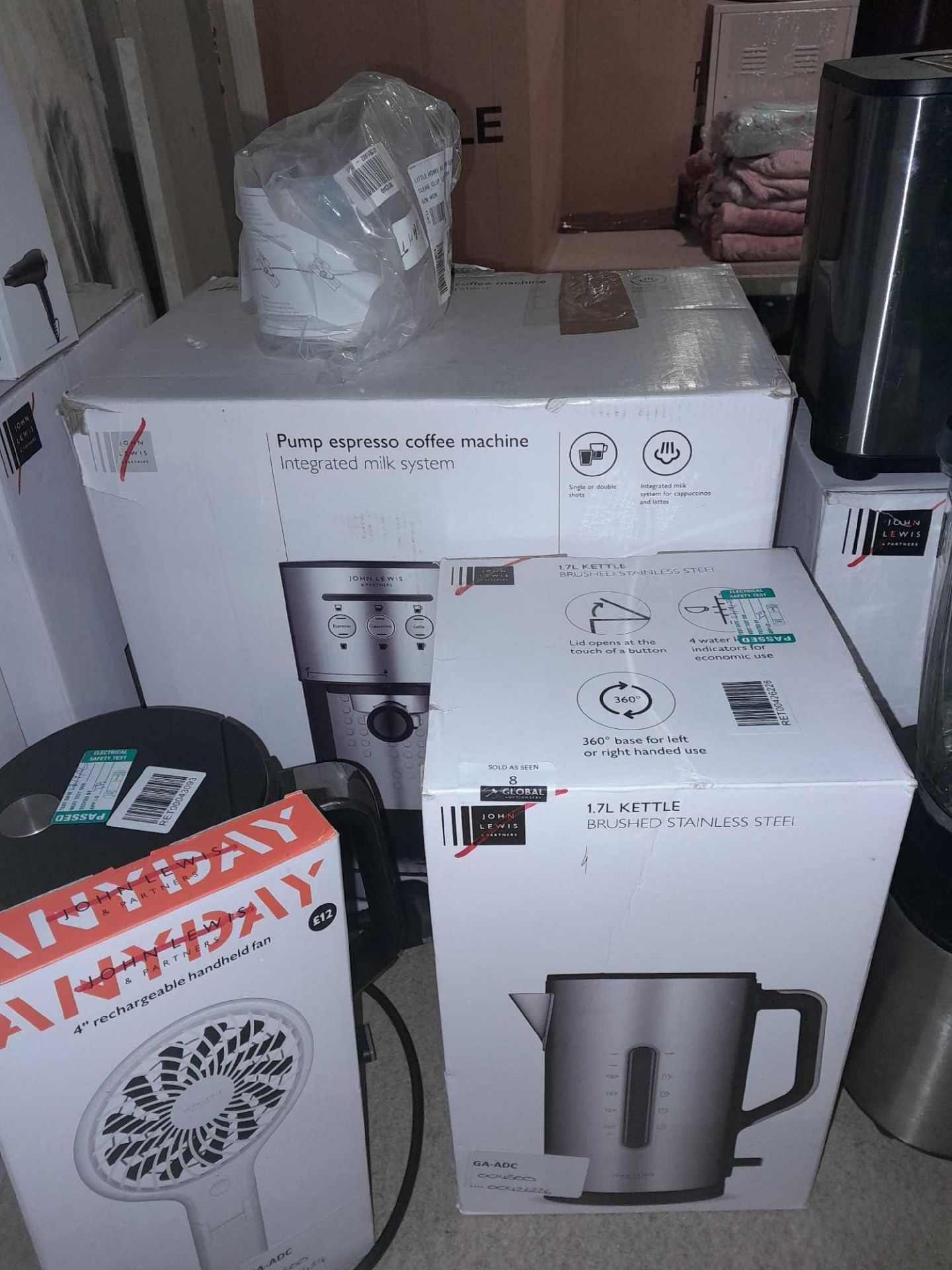 RRP £215 Lot To Contain 5 Boxed And Unboxed Assorted John Lewis Items To Include Pump Espresso Coffe - Image 4 of 4