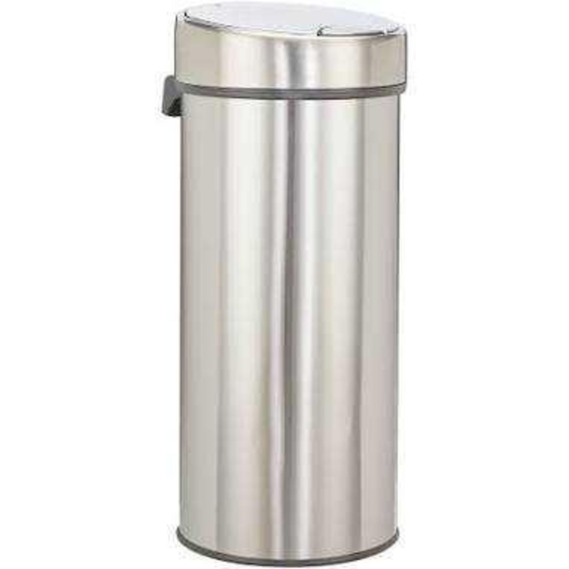 RRP £190 Lot To Contain 3 Boxed John Lewis 40L Stainless Steel Touch Top Bins