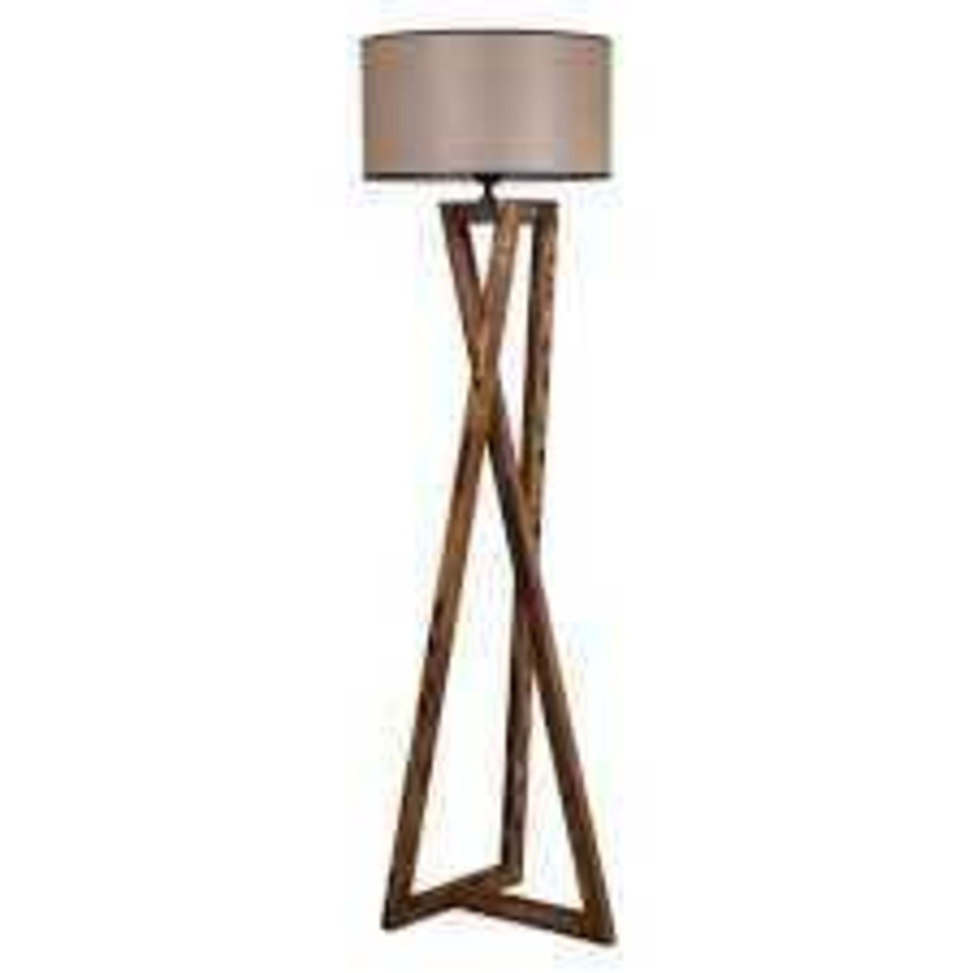 RRP £160 Lot To Contain 2 Boxed Assorted Items To Include A Kovary 166Cm Tripod Floor Lamp And A Jun