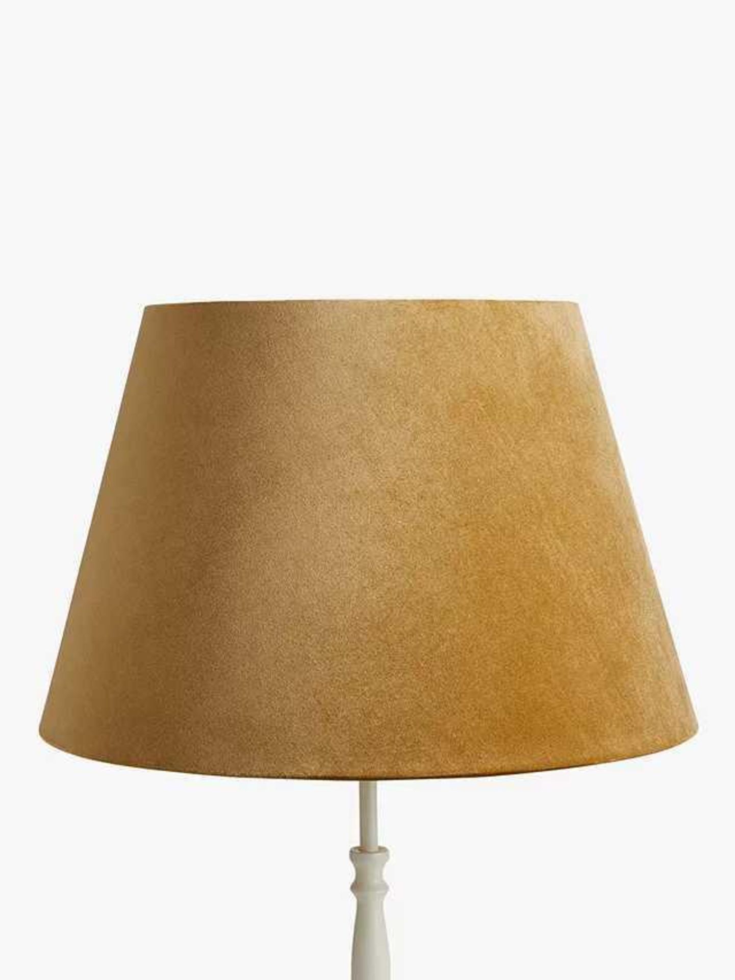 RRP £310 Lot To Contain Approx. 5 Assorted John Lewis Shades, Jenny Velvet Tapered Lampshade, Gold &