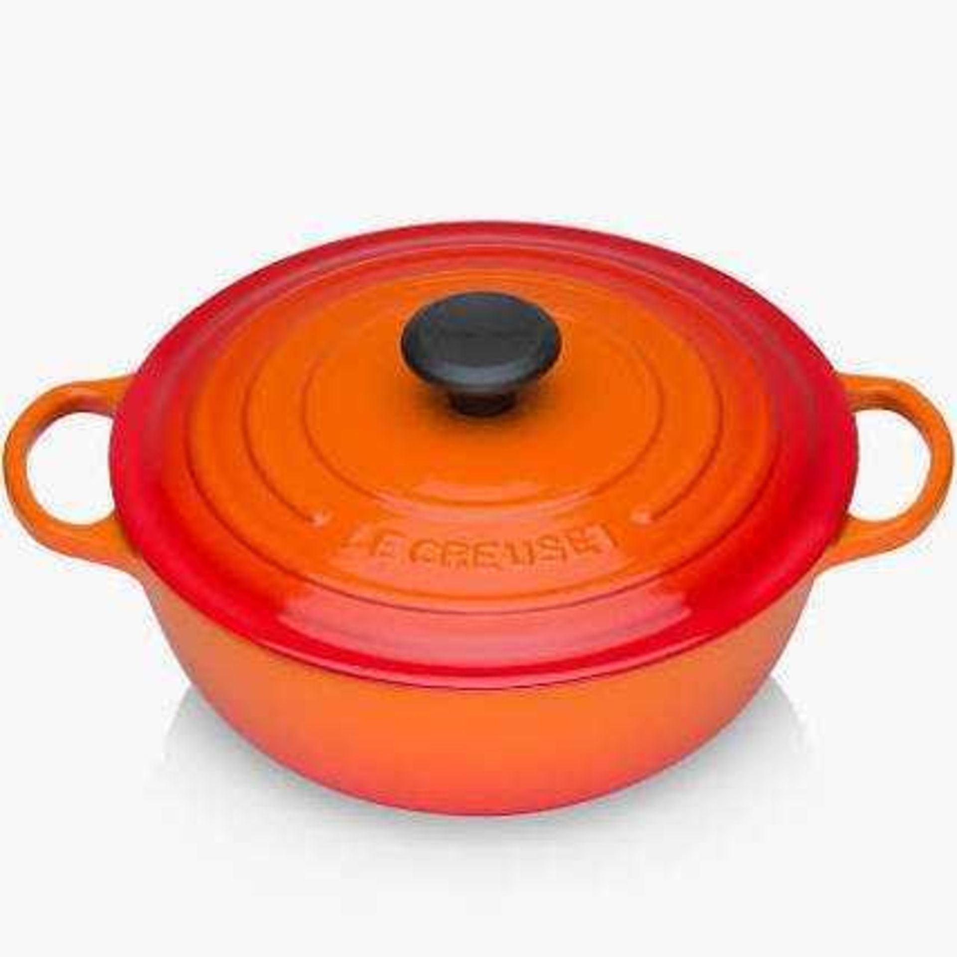 RRP £265 Boxed Le Creuset Cast Iron 4.1L Casserole Dish, Volcanic