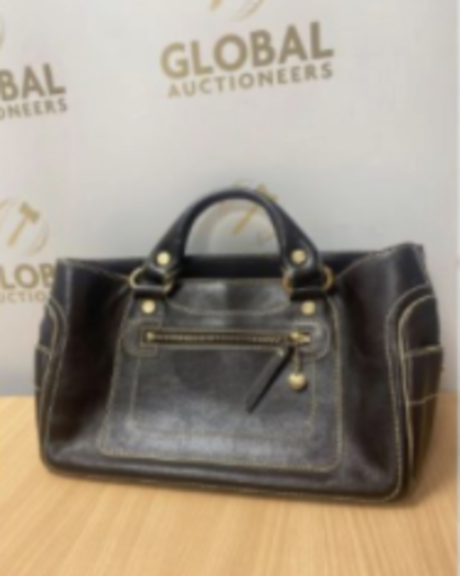 RRP £990 Celine Boogie Brown Calf Leather Small Grained Leather (Grade A)