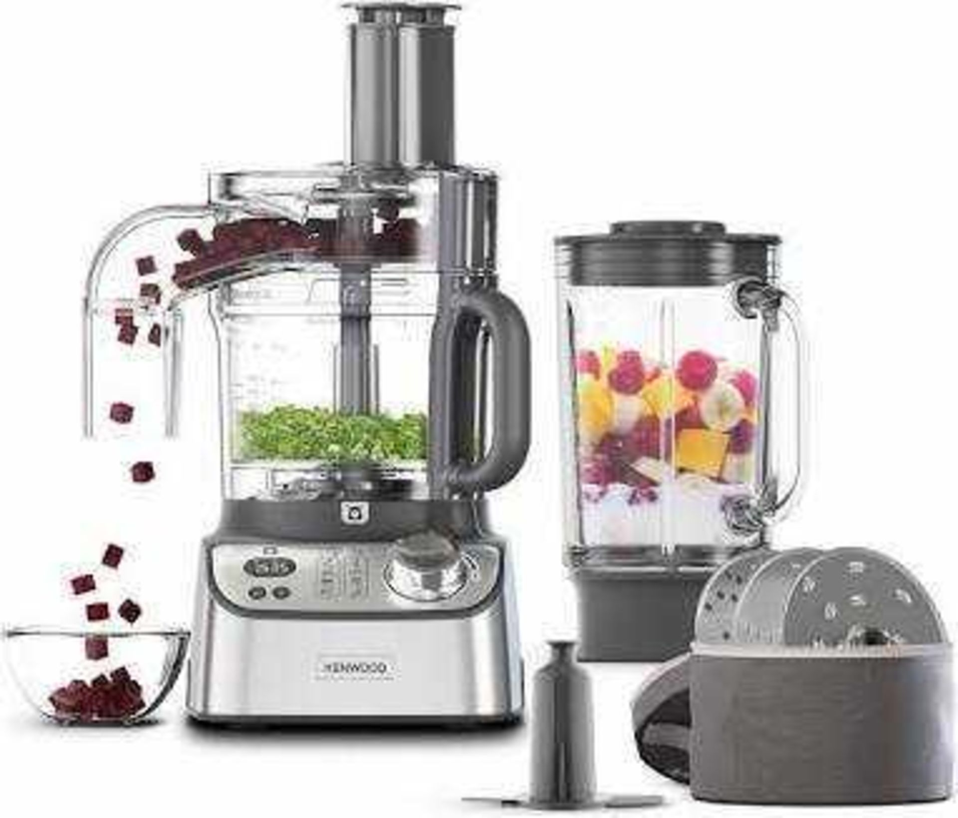 RRP £150 Boxed Kenwood Multi Pro Express Fdm71960Ss All In 1 System Food Processor
