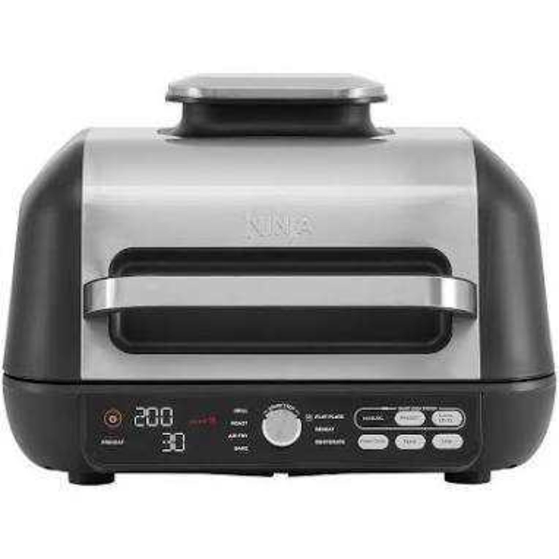 RRP £300 Boxed Ninja Health Grill & Air Fryer With Temperature Probe Ag651Uk (Used) (P)