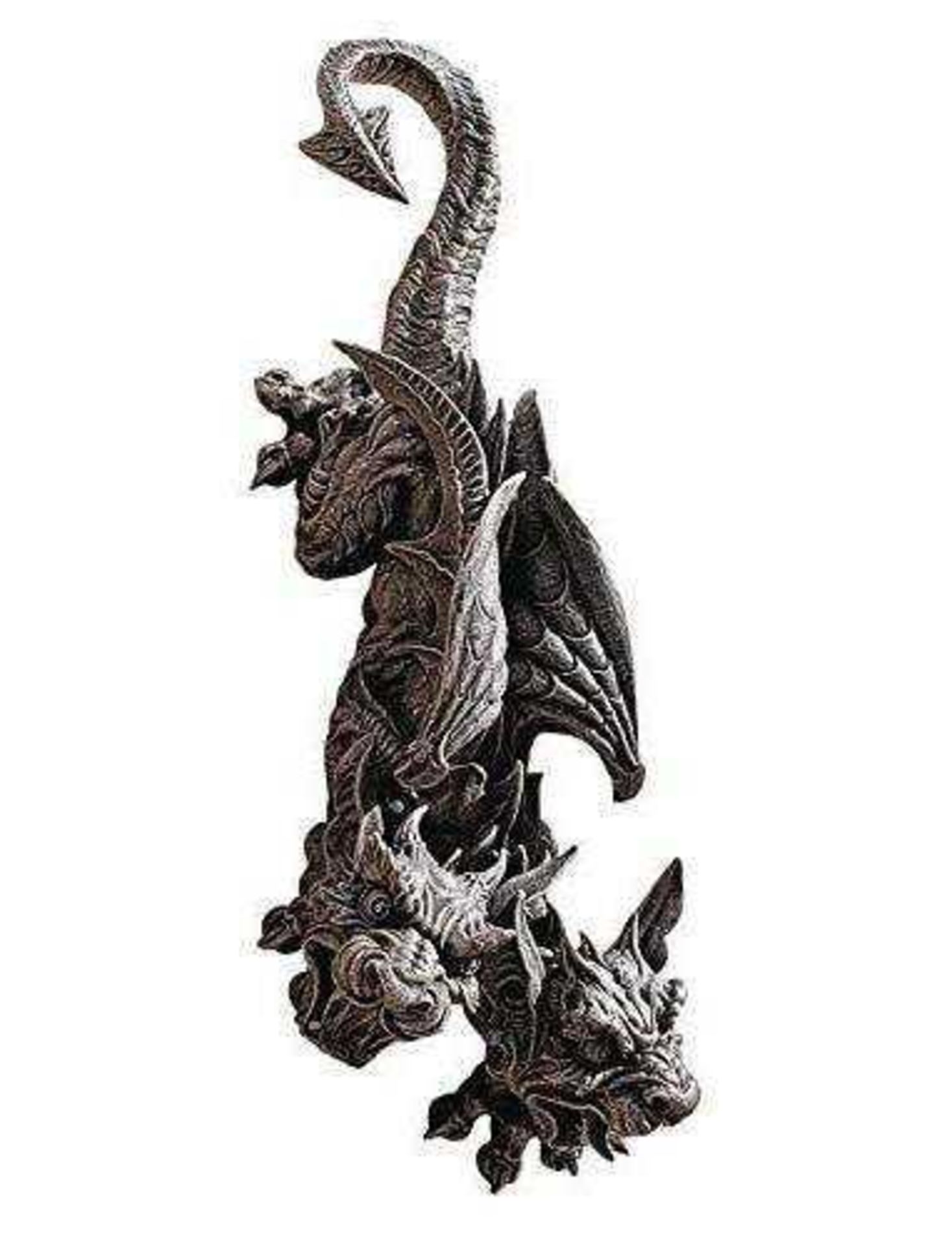 RRP £150 Lot To Contain 5X Boxed Design Toscano Cl4189 Double Trouble Hanging Gargoyle Sculpture