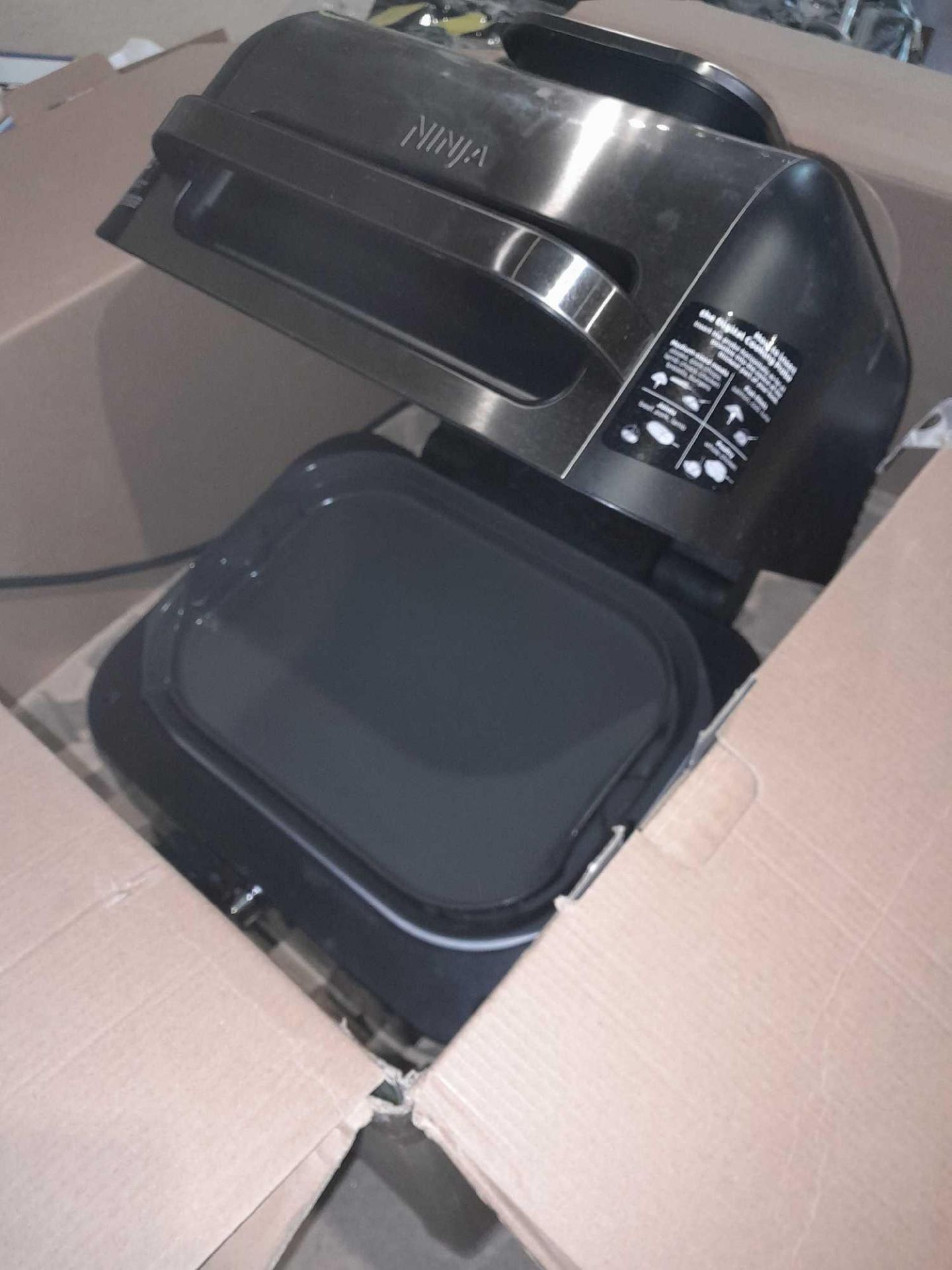RRP £300 Boxed Ninja Health Grill & Air Fryer With Temperature Probe Ag651Uk (Used) (P) - Image 3 of 3