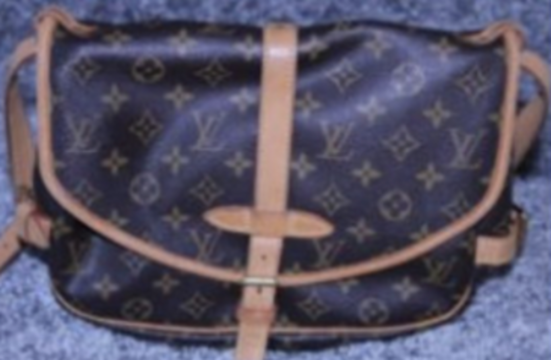 RRP £2000 Louis Vuitton Palermo Handbag, Brown Monogram Coated Canvas, Vachetta Handles, 30x26x16cm