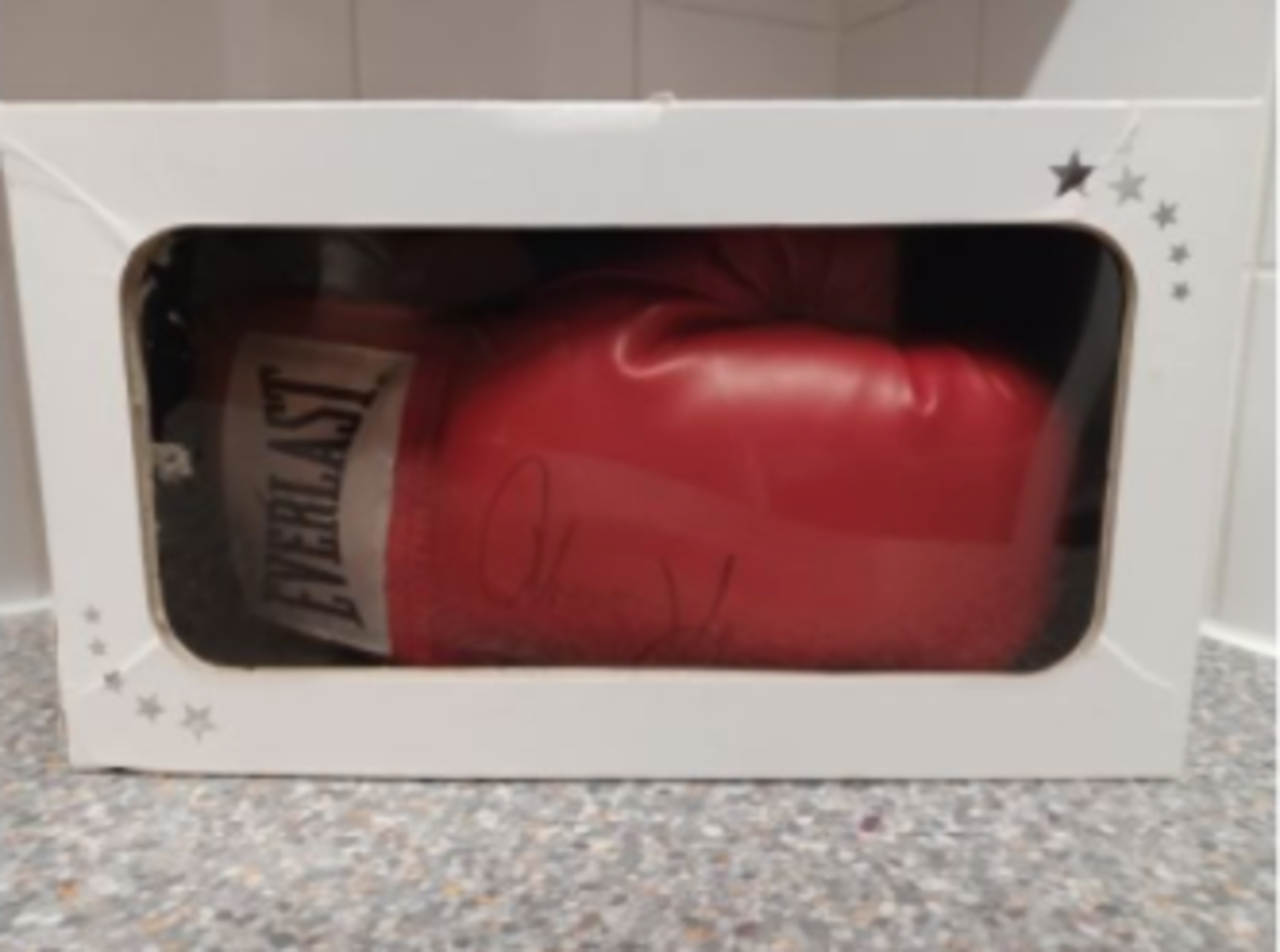 Authentic Thomas "Hitman" Hearns Signed Boxing Glove