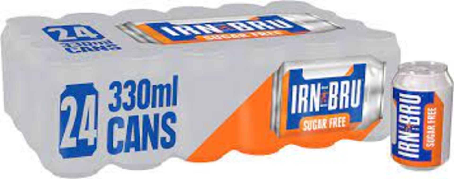 RRP £1760 (Approx. Count 88) spW22F7410c Sugar free Irn bru Can - pack of 24 cans. (ET) (Condition