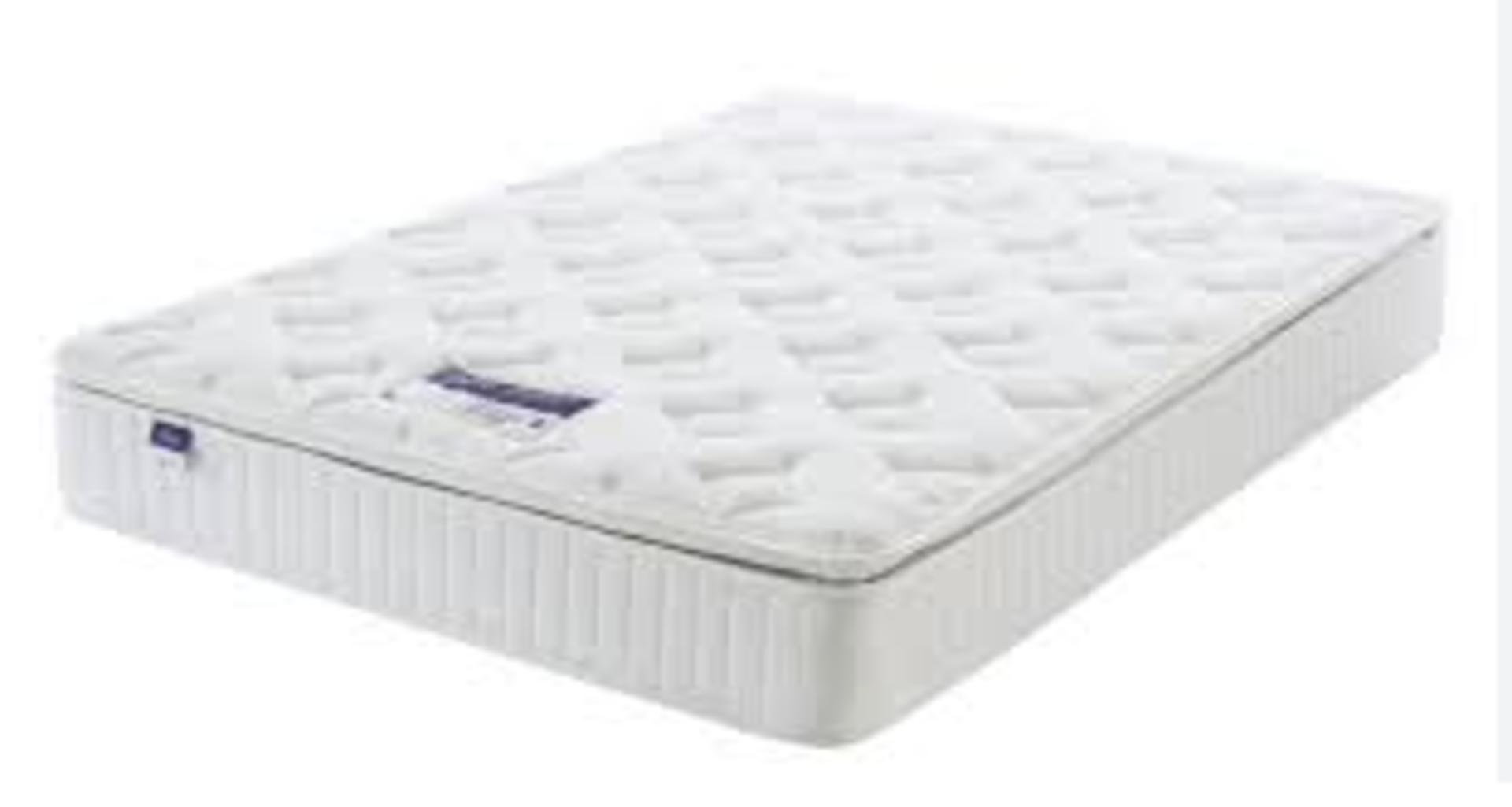 RRP £335 Silentnight Eco Comfort Luxury Miracoil Pillowtop Mattress Size: Super King (6') Niz1178.