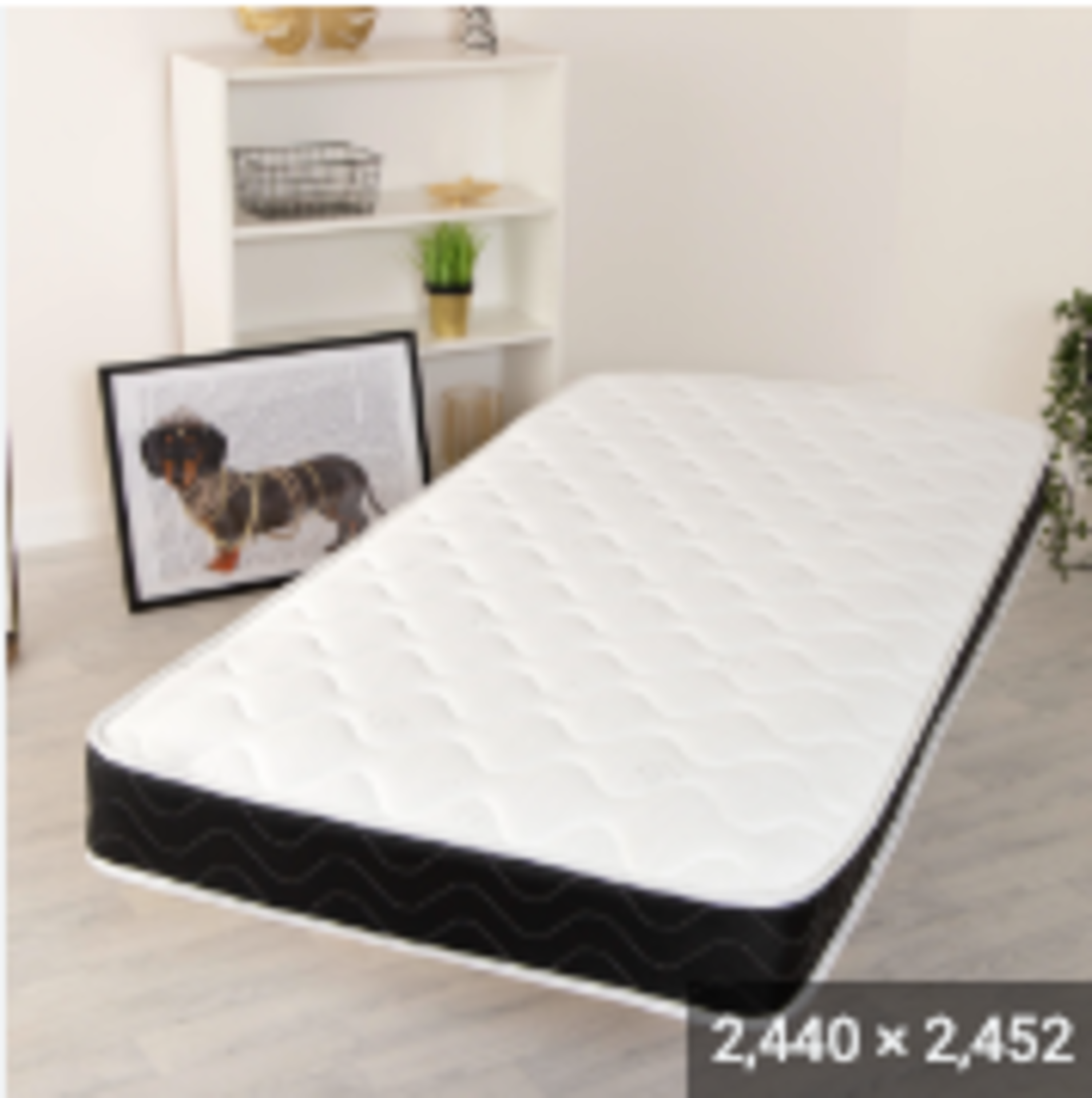 RRP £212 Symple Stuff Blizzard Open Coil Mattress Size: Single (3') Fdjd1038.56807505 (Condition