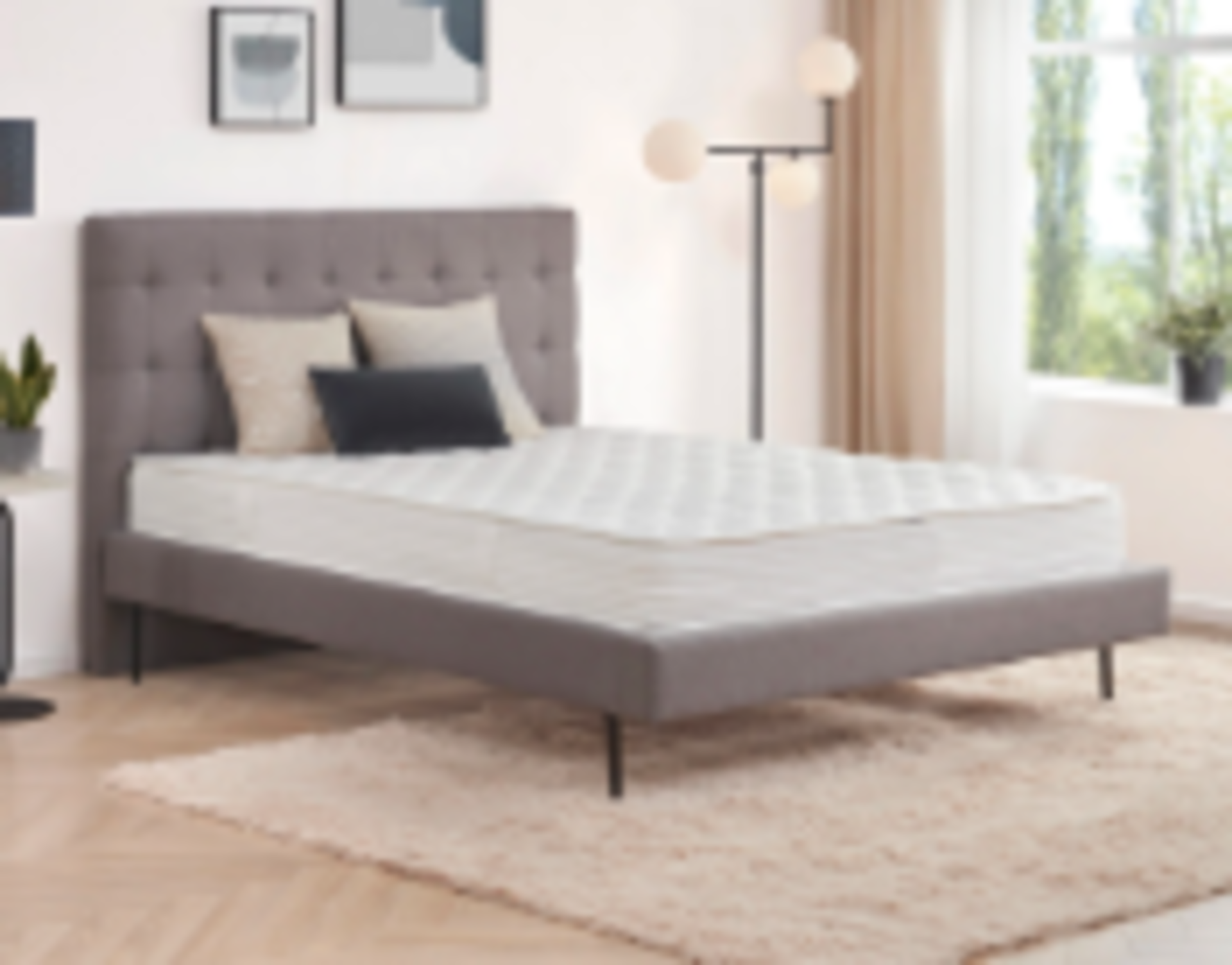 RRP 182 Bdeus Hybrid Pocket Sprung Mattress Size: Kingsize (5') (Condition Reports Available On