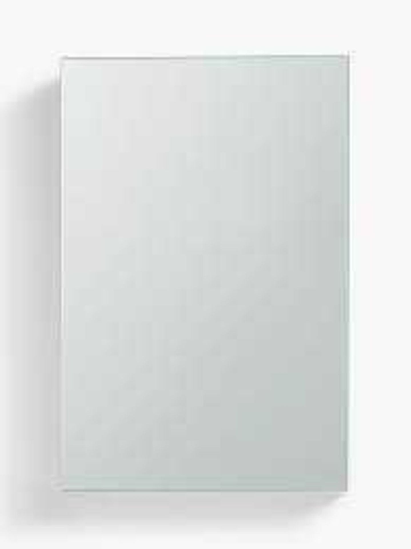 RRP £90 John Lewis White Gloss Single Mirrored Bathroom Cabinet