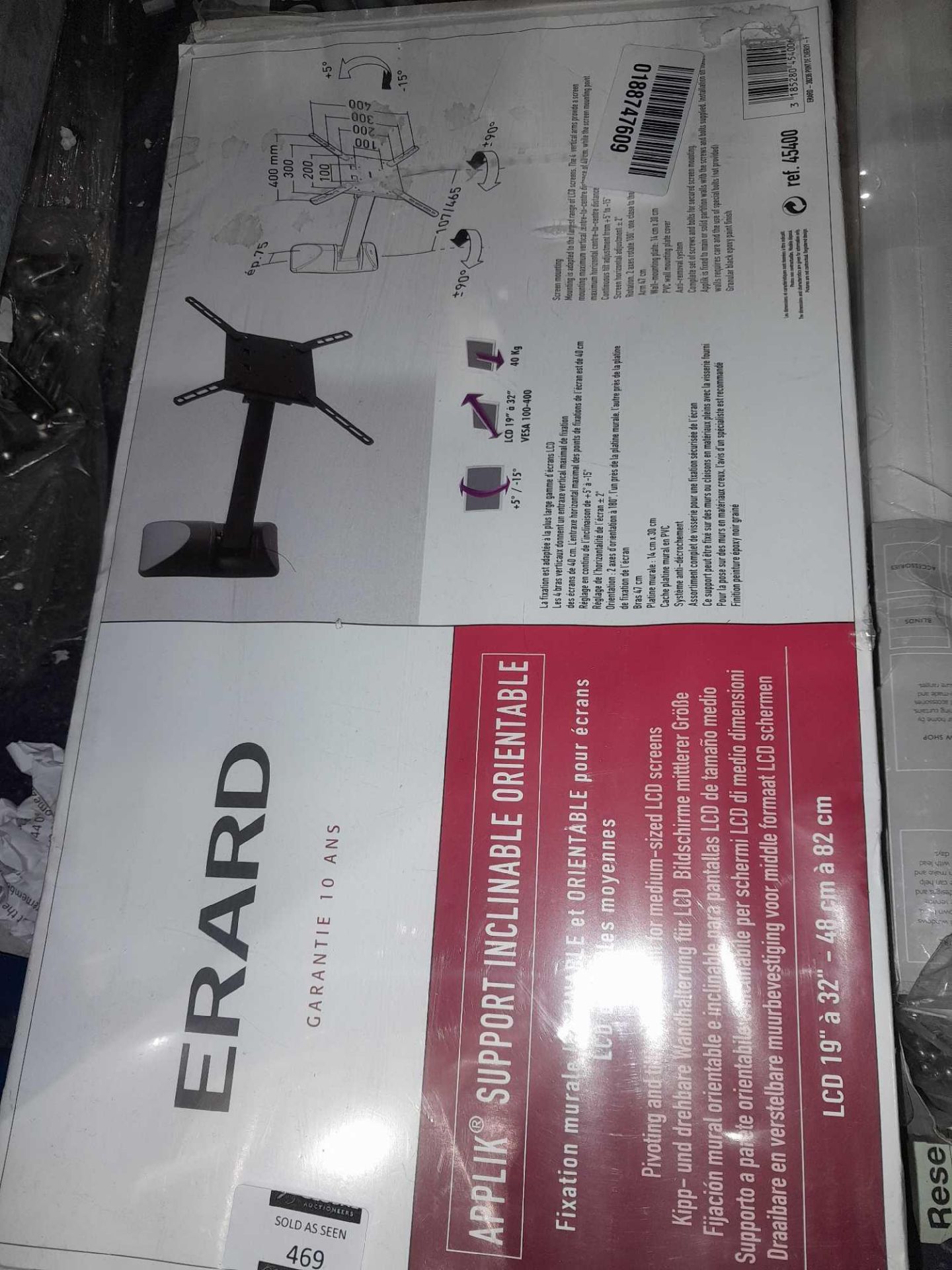 RRP £100 Boxed Erard Screen Mount 19"-32" - Image 2 of 2