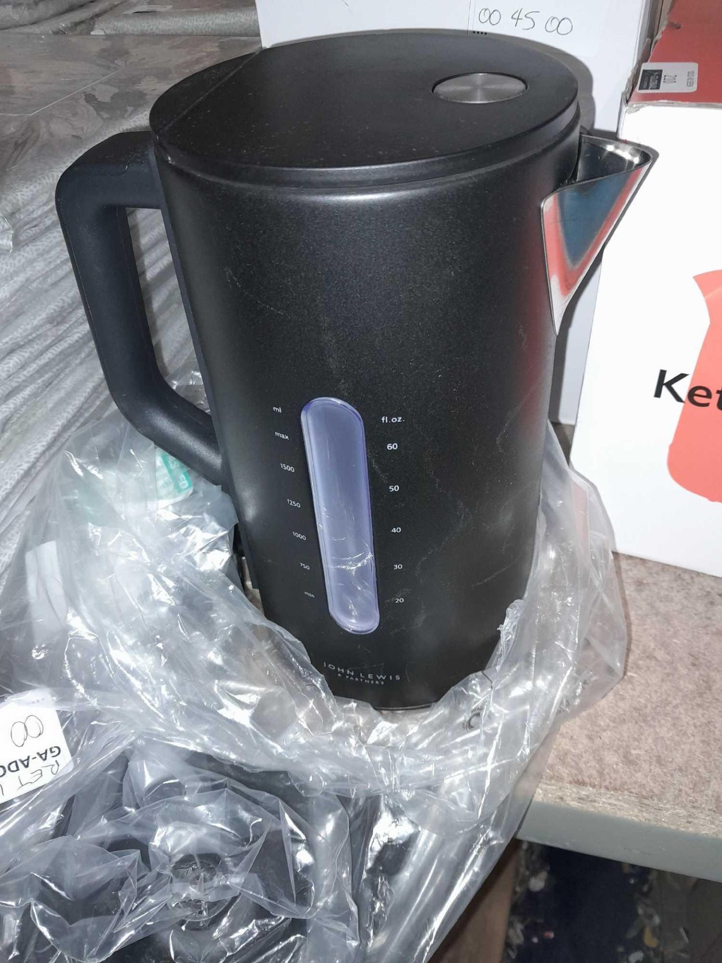RRP £105 Lot To Contain X3 John Lewis Kettles Including - 1.7L Kettle Coated Stainless Steel, John L - Image 4 of 4