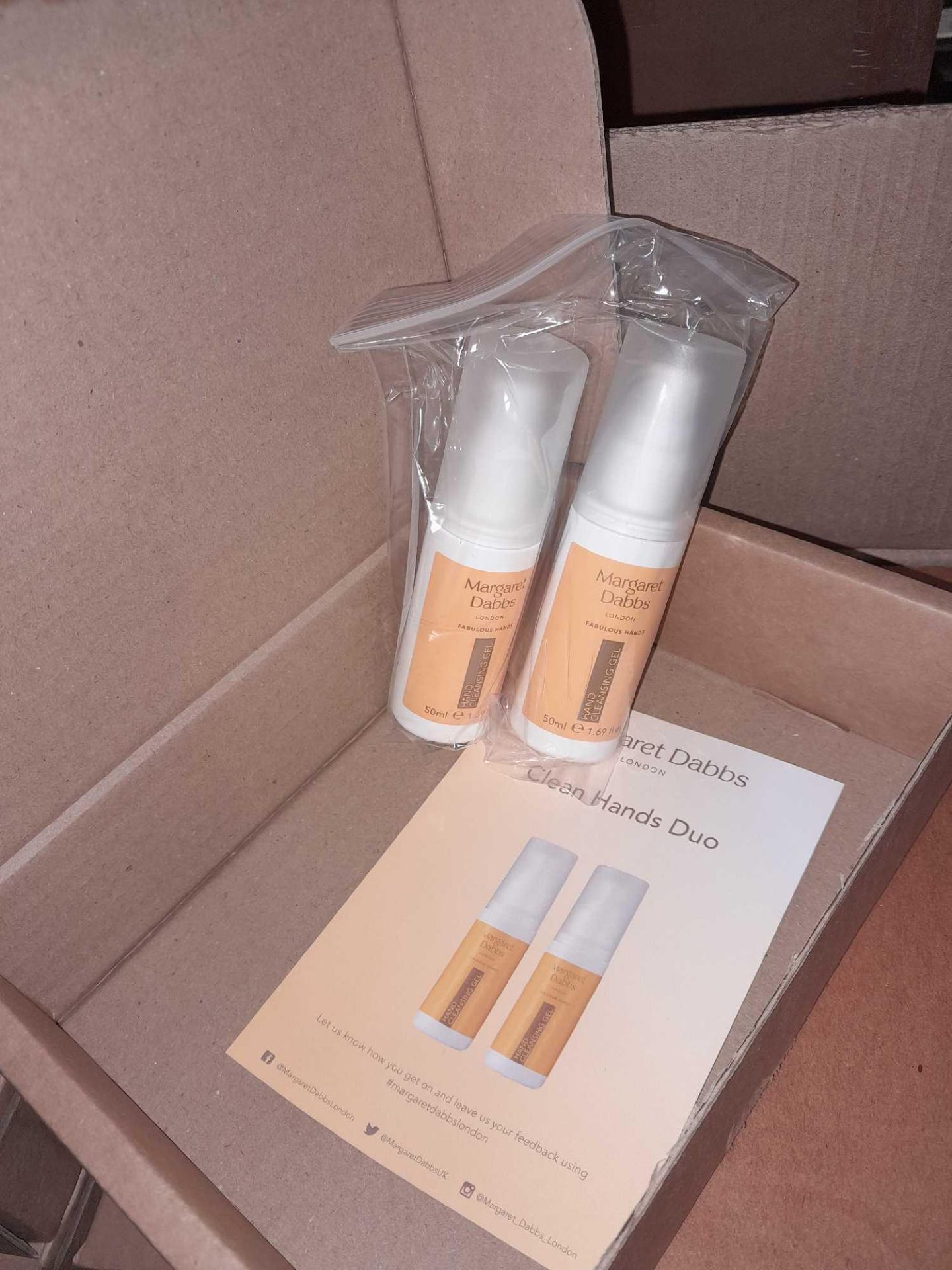 RRP £250 Lot To Contain 10 Boxed Sets Of 2 Margaret Dobbs Hand Cleansing Gel - Image 2 of 2
