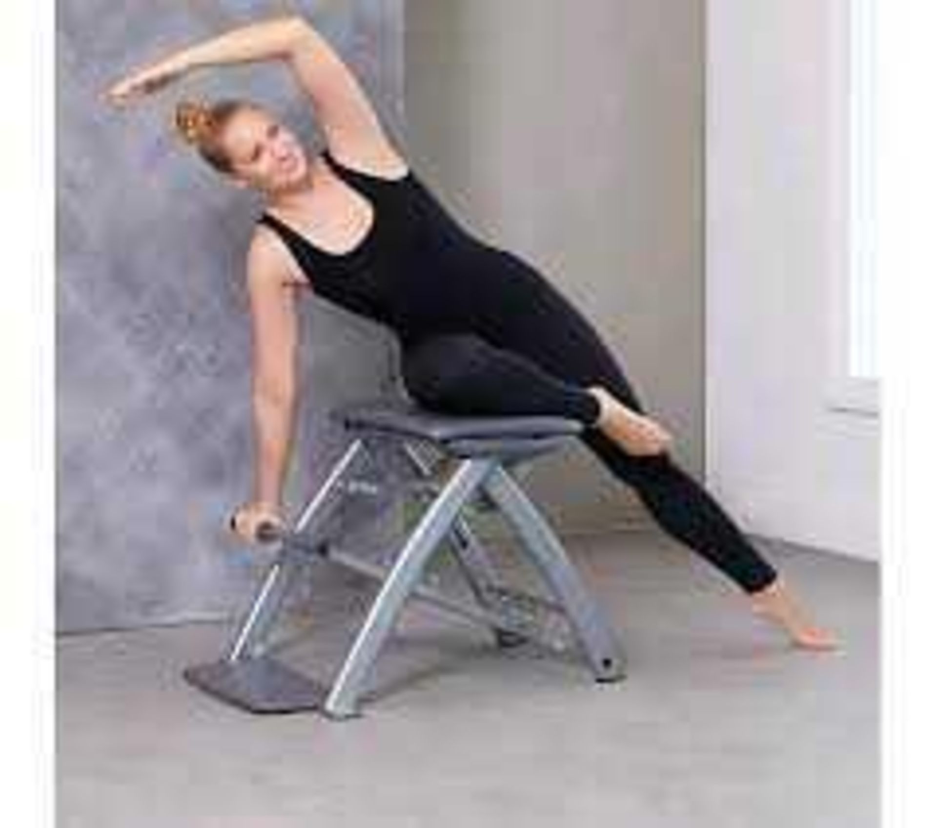 RRP £250 Bagged Qvc Pilates Pro Workout Chair With DVD's