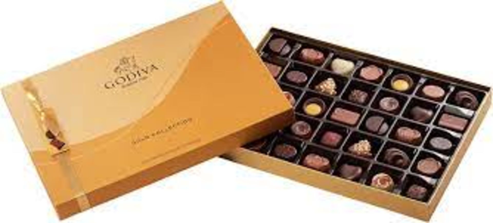 RRP £538 (Approx. Count 18) spW32m3803C (1)  9 x Godiva Chocolate New Gold 35pcs 3 x Cadbury