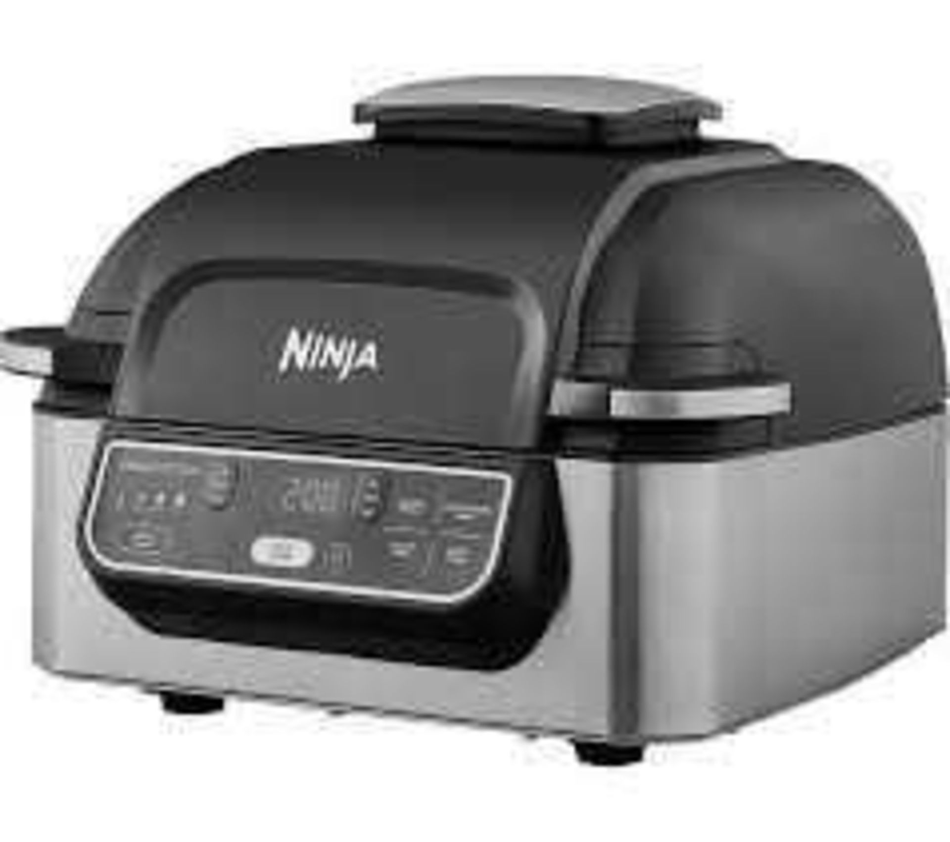 RRP £135 Ninja Foodi Max Pro Health Grill Flat Plate And Air Fryer In Black And Silver