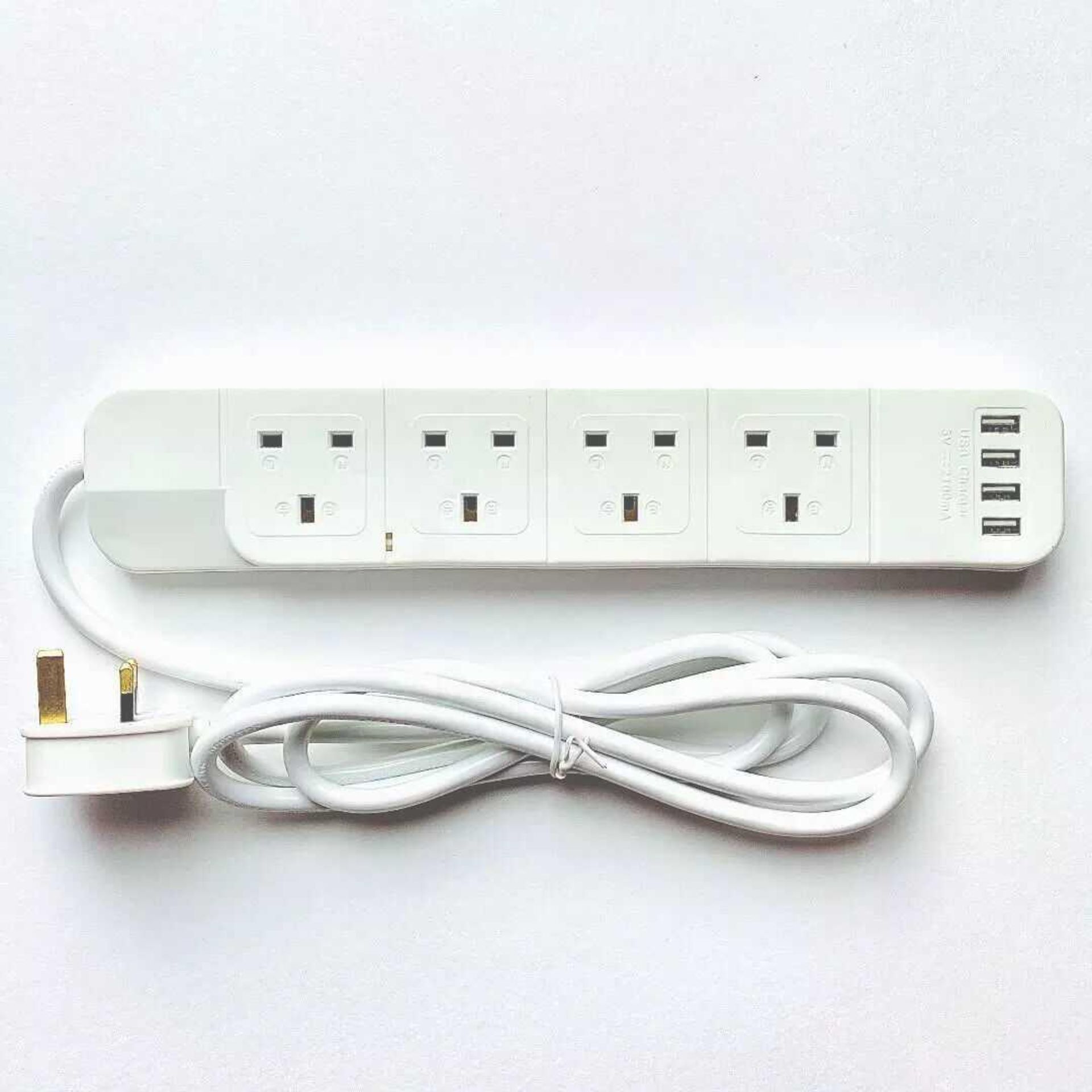 RRP £ 200 Approx. 19+ 4 Way Gang With Usb Ports Extension Leads