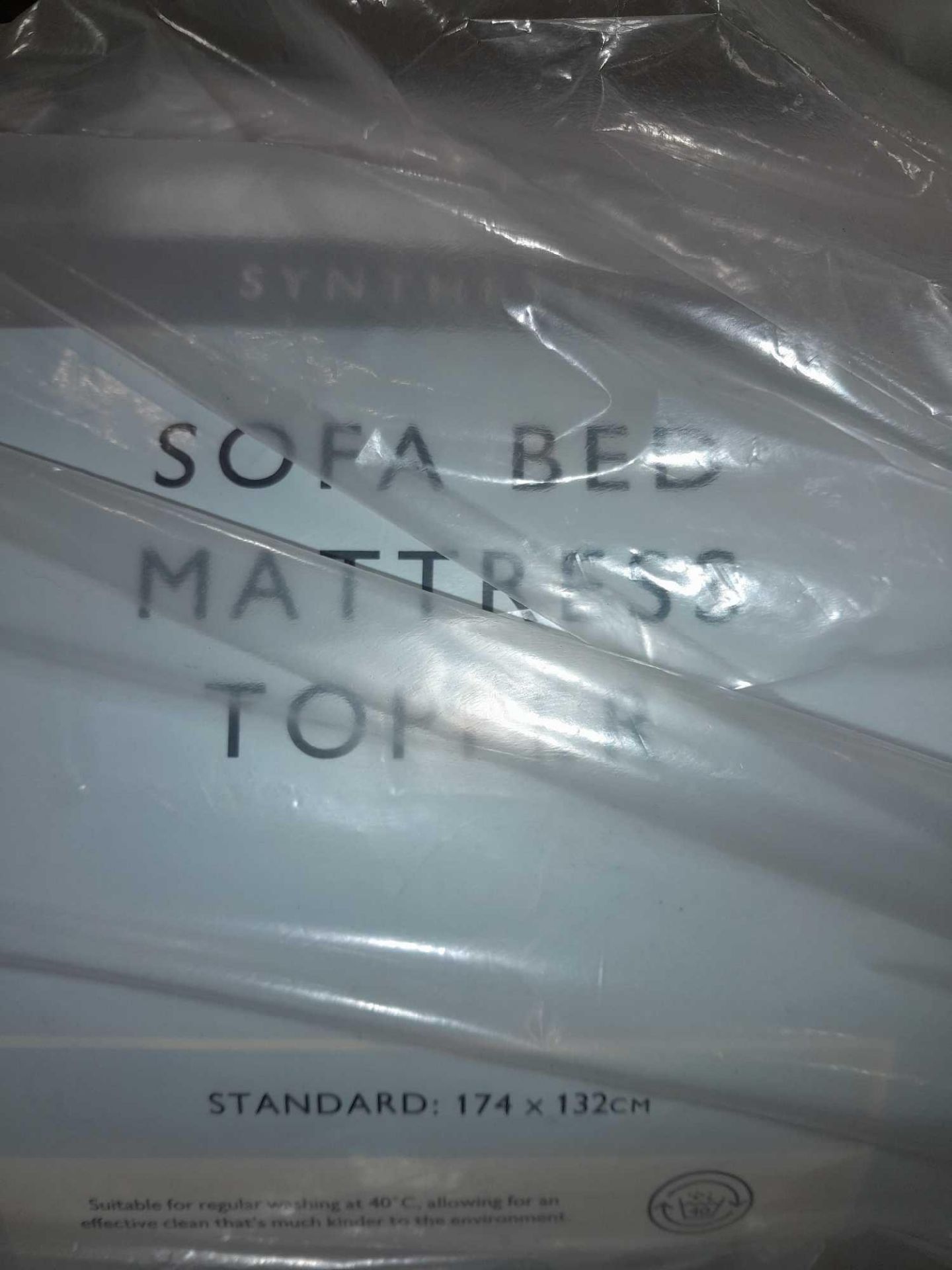 RRP £85 Lot To ContainMatress Topper For Sofa Bed , John Lewis 174X132Cm - Image 3 of 3
