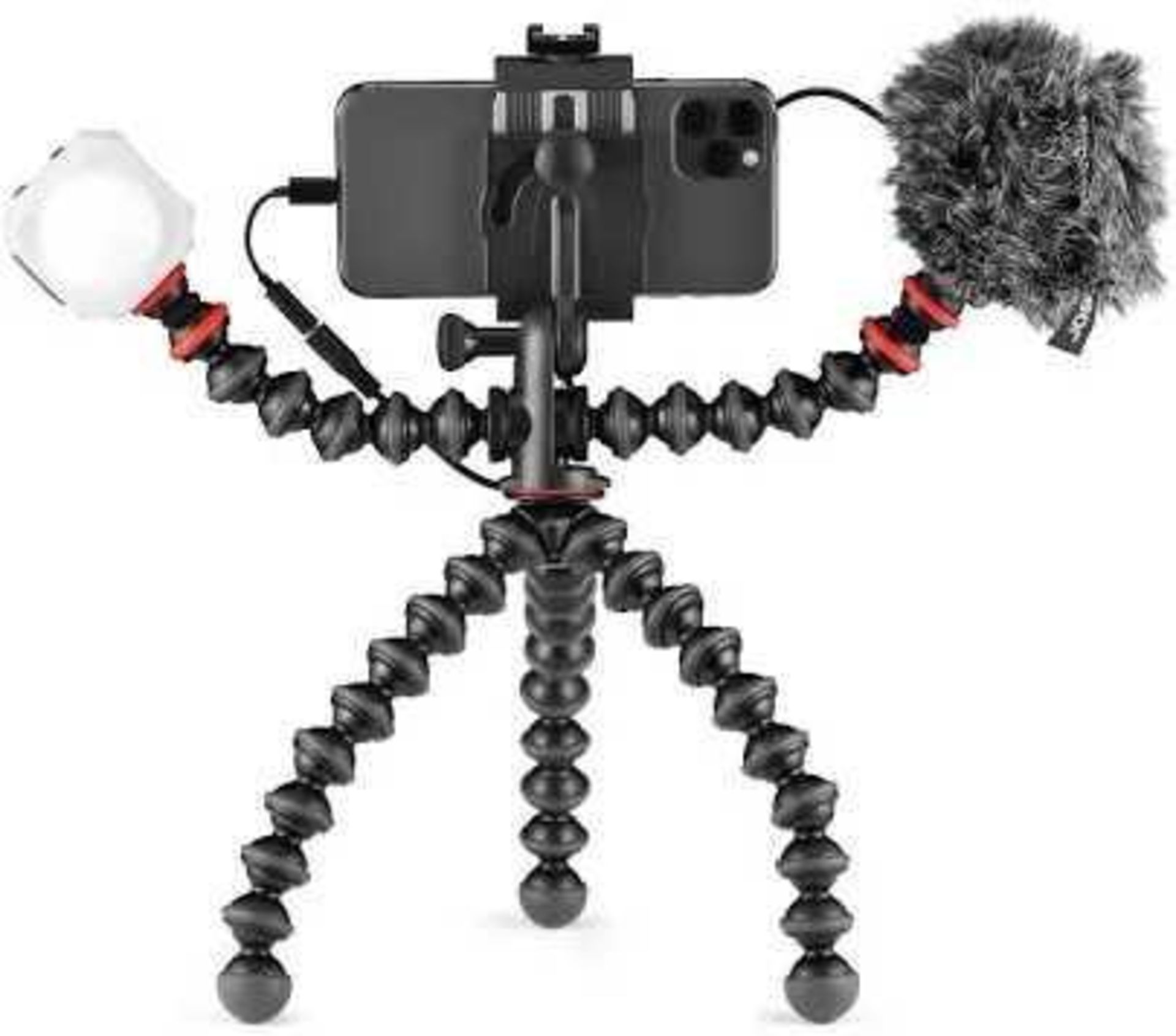 RRP £200 Lot To Contain Gorilla Pod Mobile Vlogging Kit