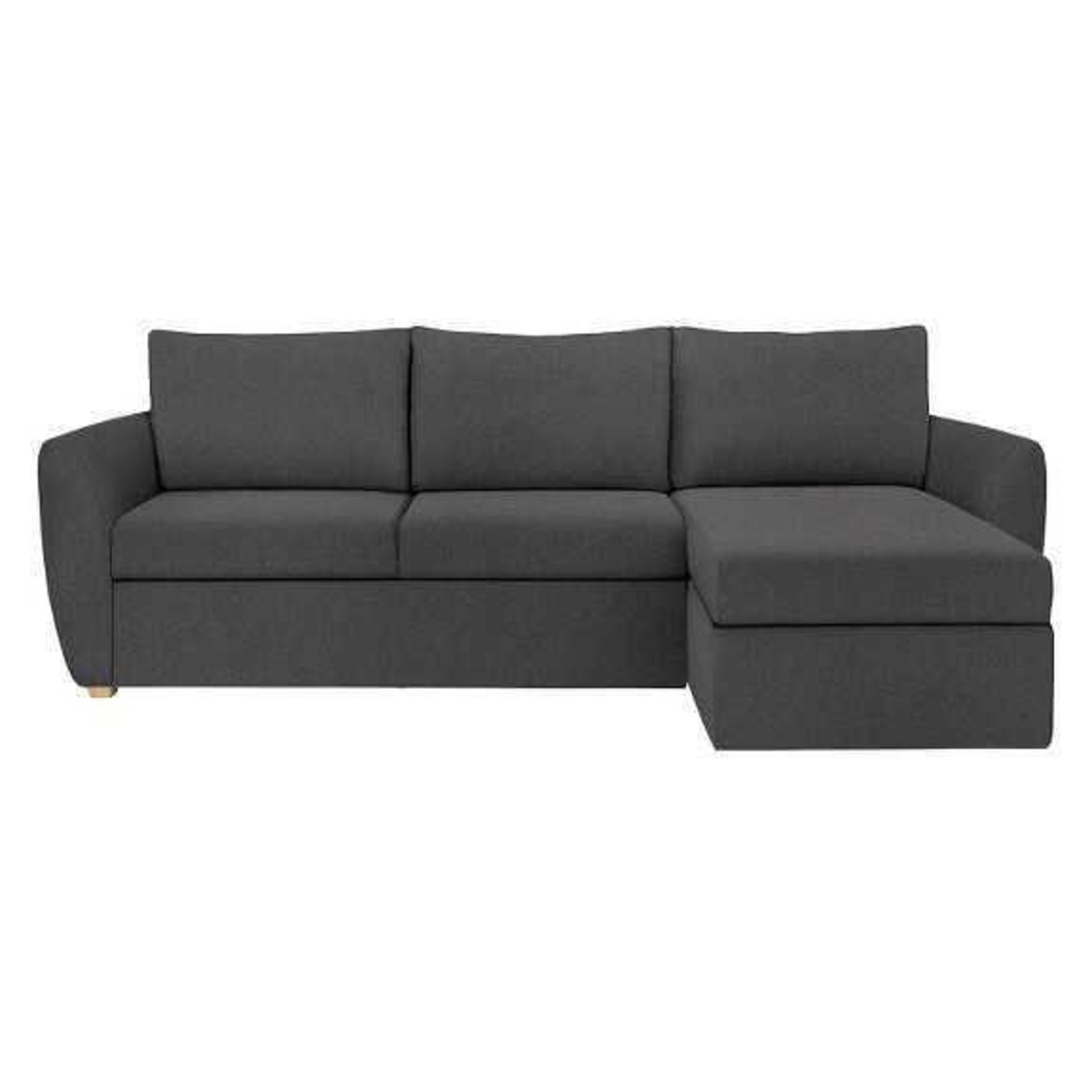 RRP £1400 John Lewis Splayed Arm Sofa Bed With Storage Dark Grey