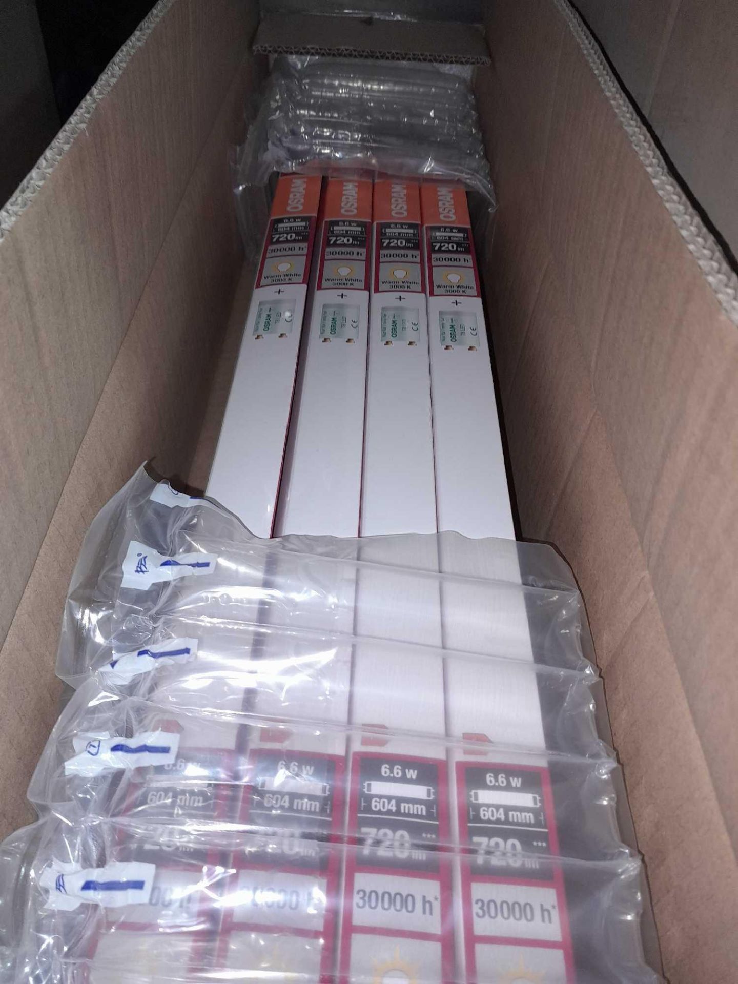 RRP £280 Lot To Contain 7 Boxes Of Orasm Ledtube T8 Em Sp 600 In Warm White 8 In Each Box - Image 6 of 6