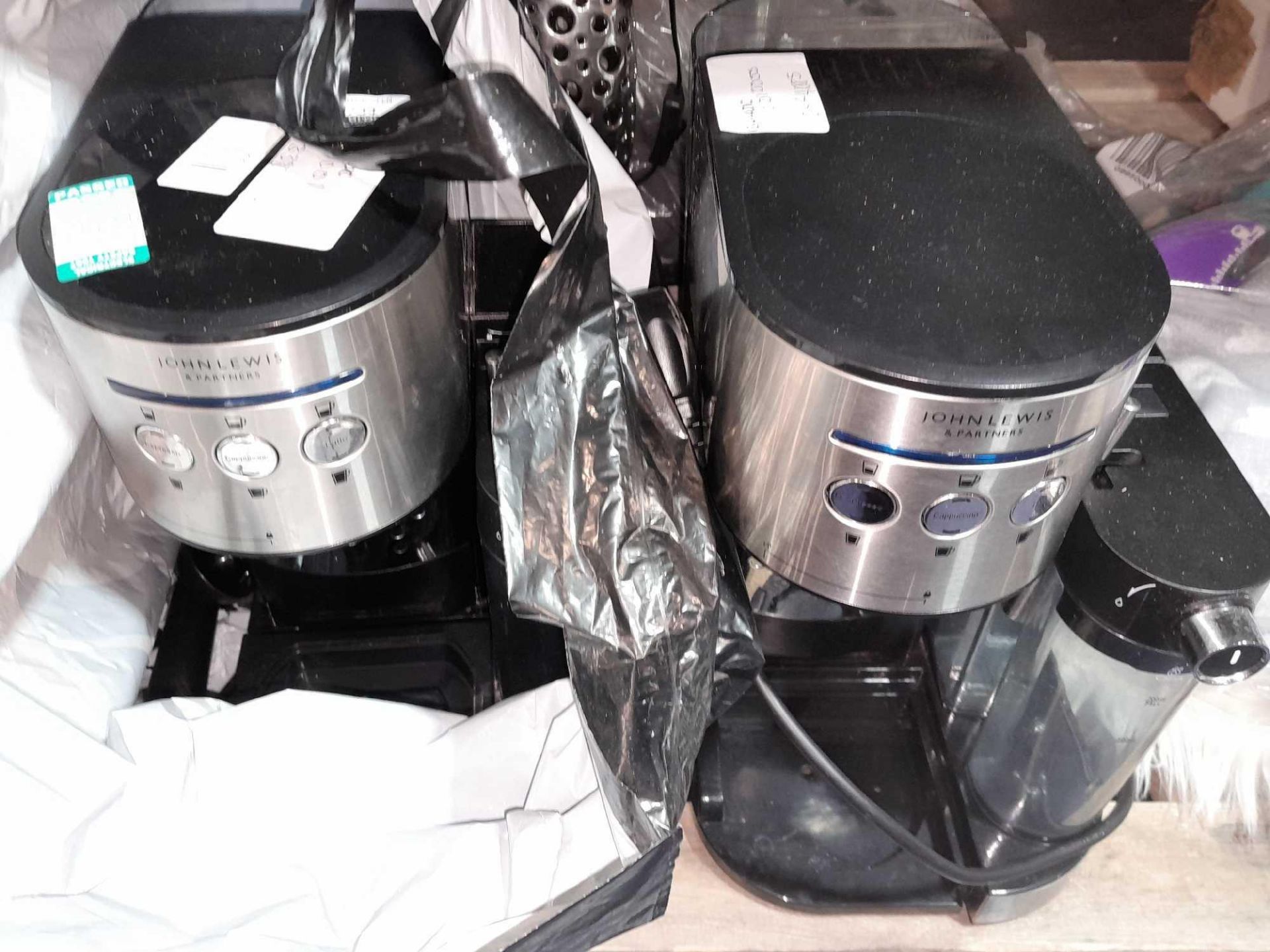 RRP £200 Lot To Contain X2 John Lewis Espresso Coffee Machines, 1 Bagged & 1 Unpackaged - Bild 4 aus 6