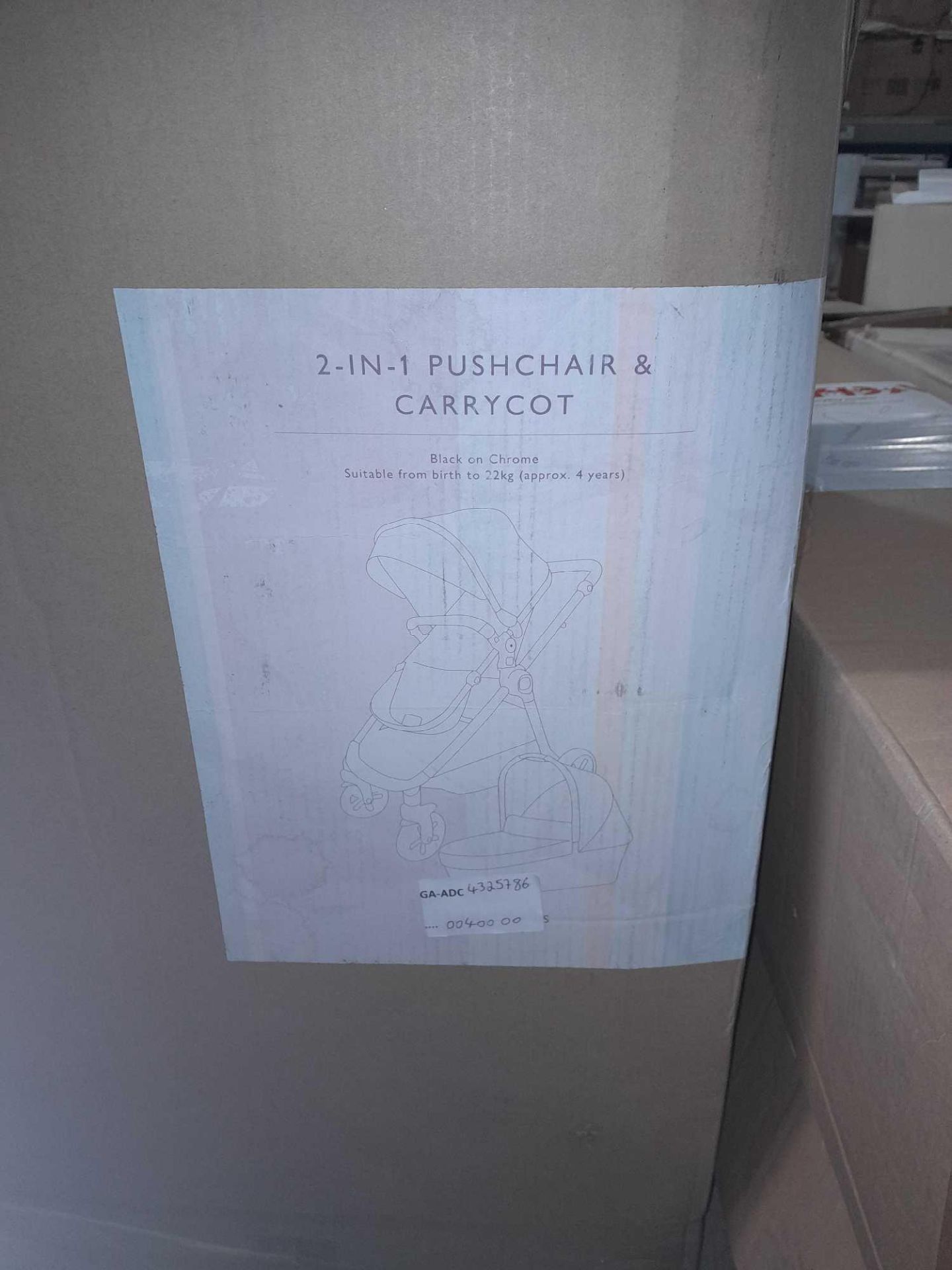 RRP £400 Lot To Contain A Boxed John Lewis 2In1 Pushchair & Carry Cot - Image 2 of 4