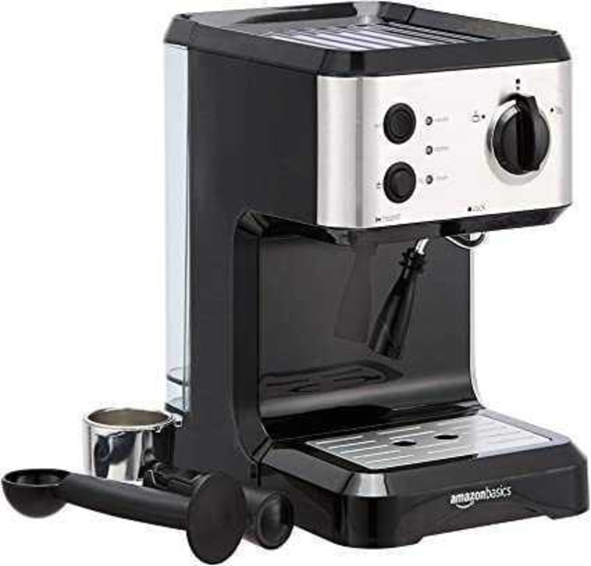 RRP £140 Lot To Contain 2X Boxed Amazon Basics Espresso Coffee Machines