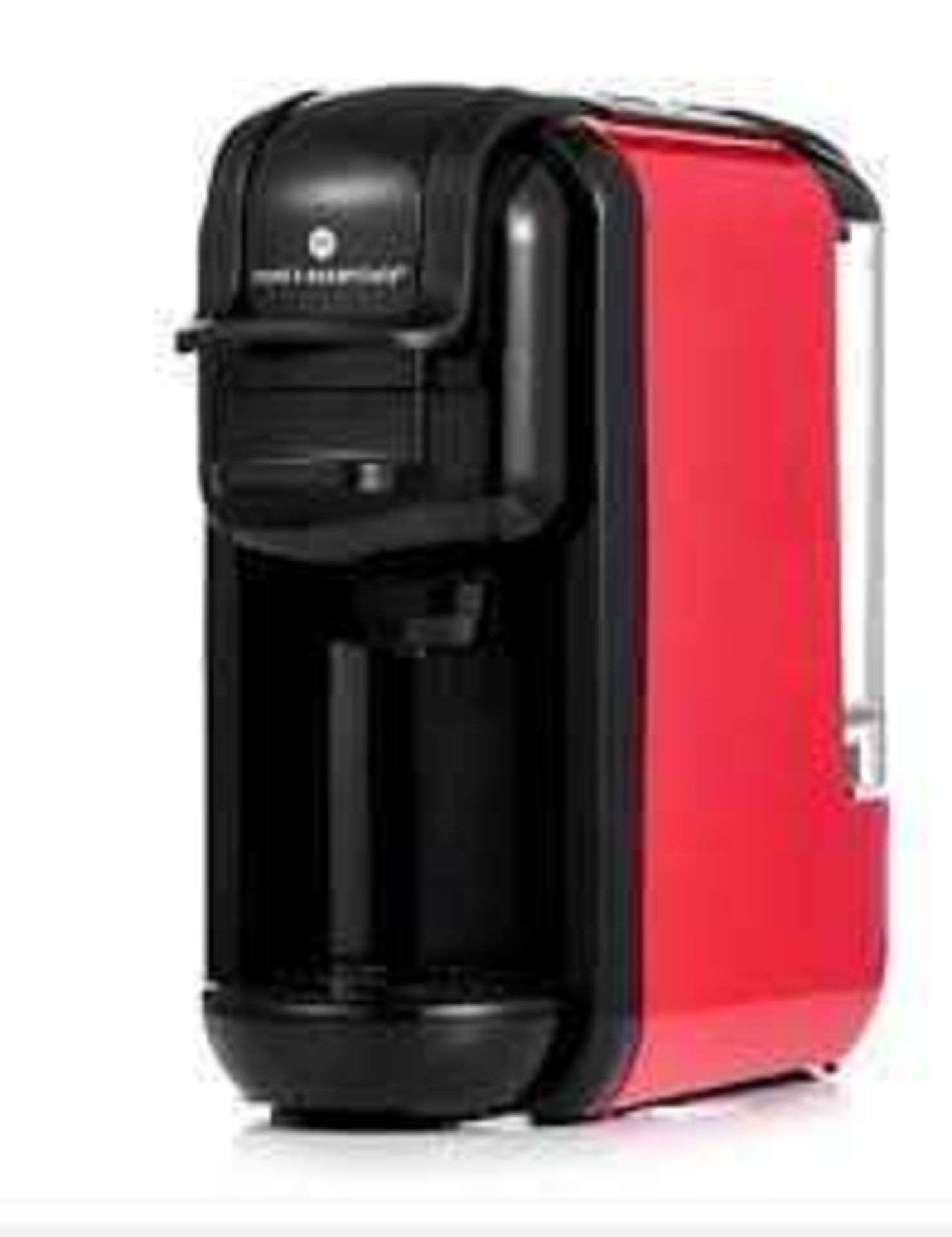 RRP £85 Lot To Contain Cook Essentials Coffee Machine Red And Terrazo Table