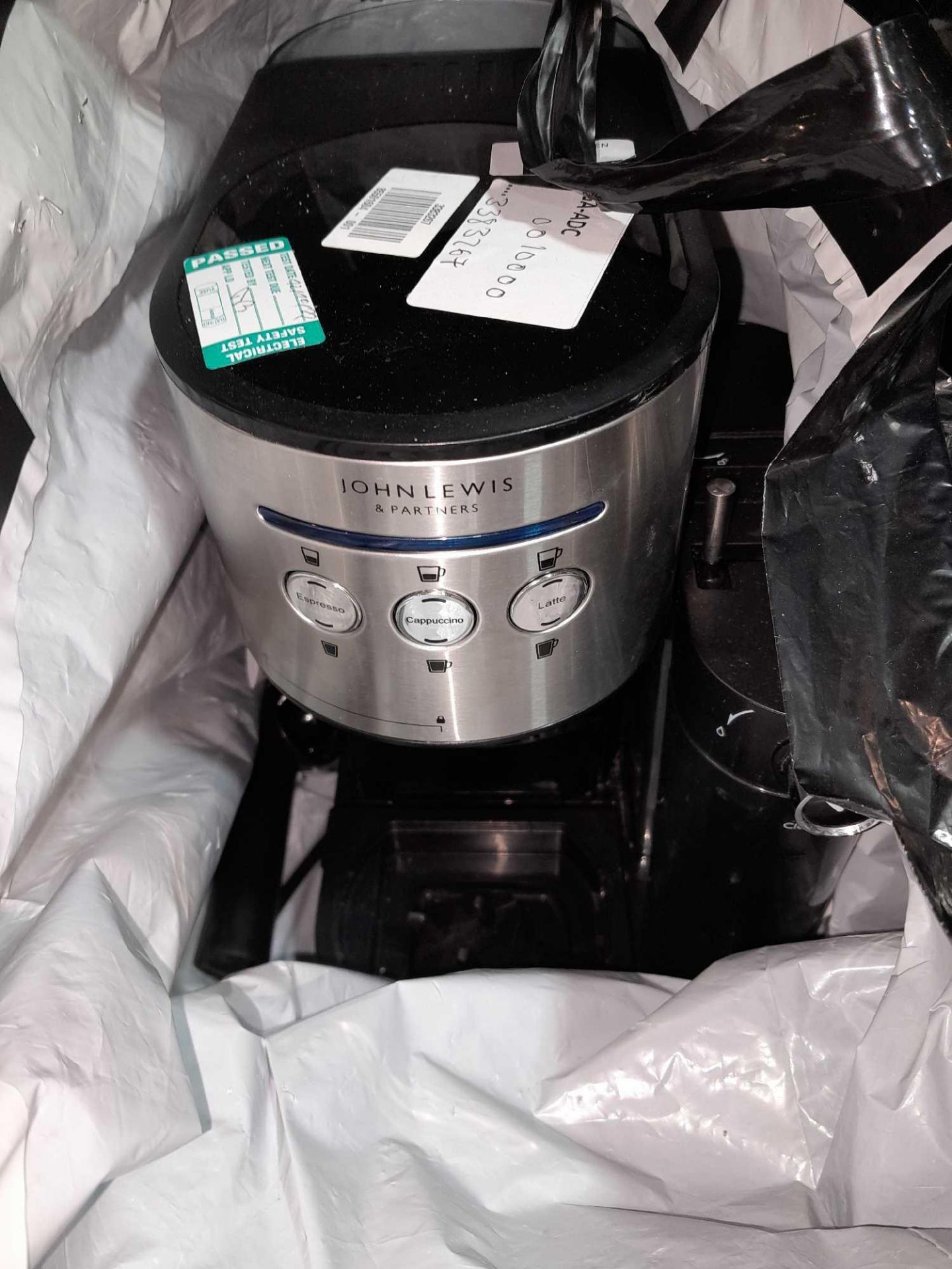 RRP £200 Lot To Contain X2 John Lewis Espresso Coffee Machines, 1 Bagged & 1 Unpackaged - Bild 5 aus 6