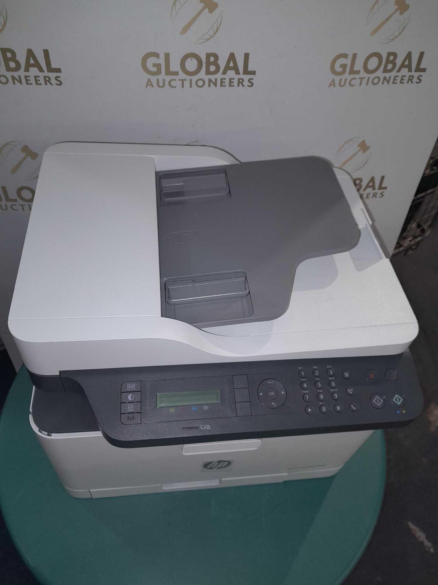 RRP £330 Lot To Contain Hp Colour Laser Mfp179F Printer White - Image 2 of 2