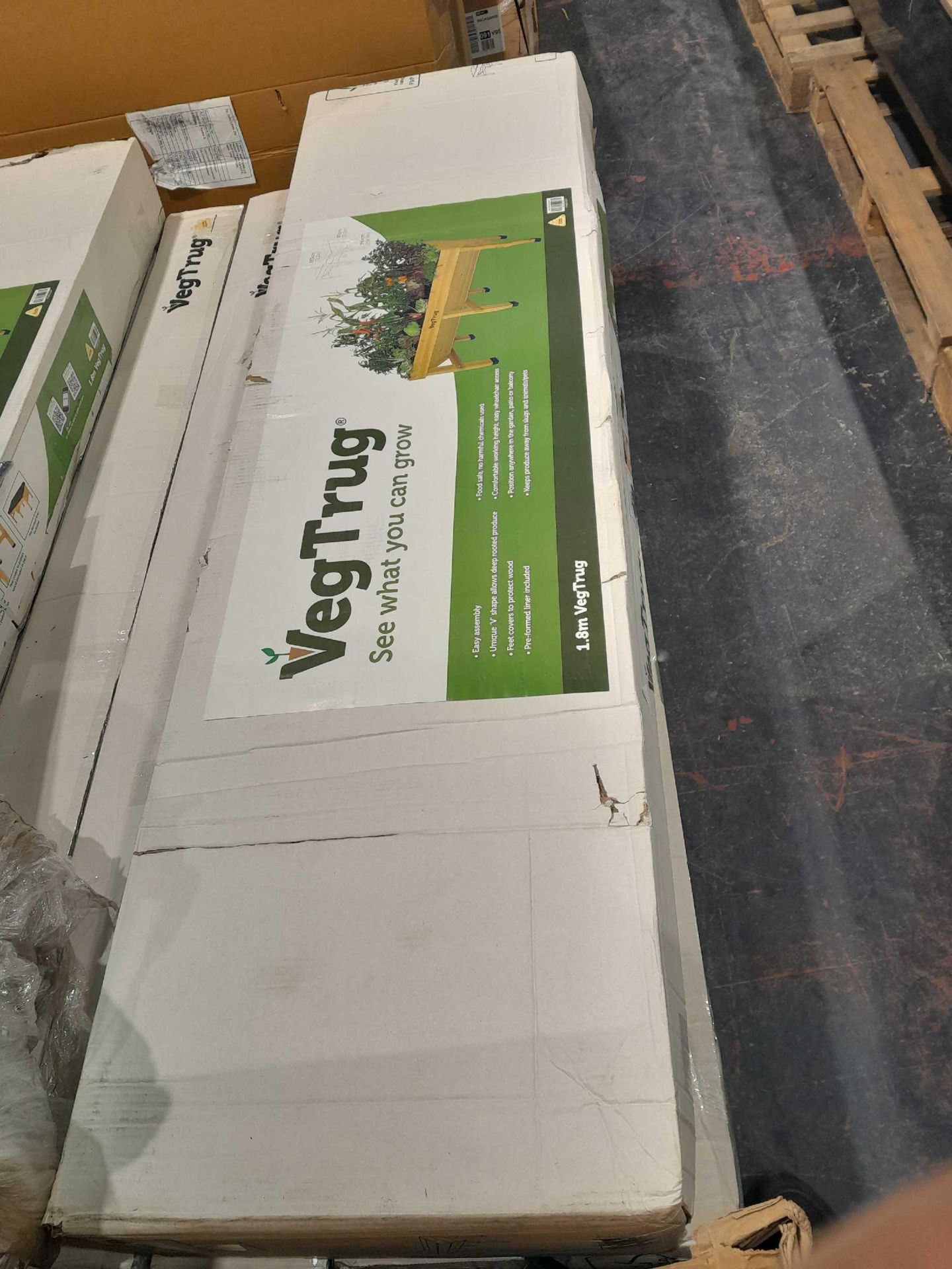 RRP £240 Lot Contains Boxed 1.8M Veg Trug(New)(H) - Image 2 of 2