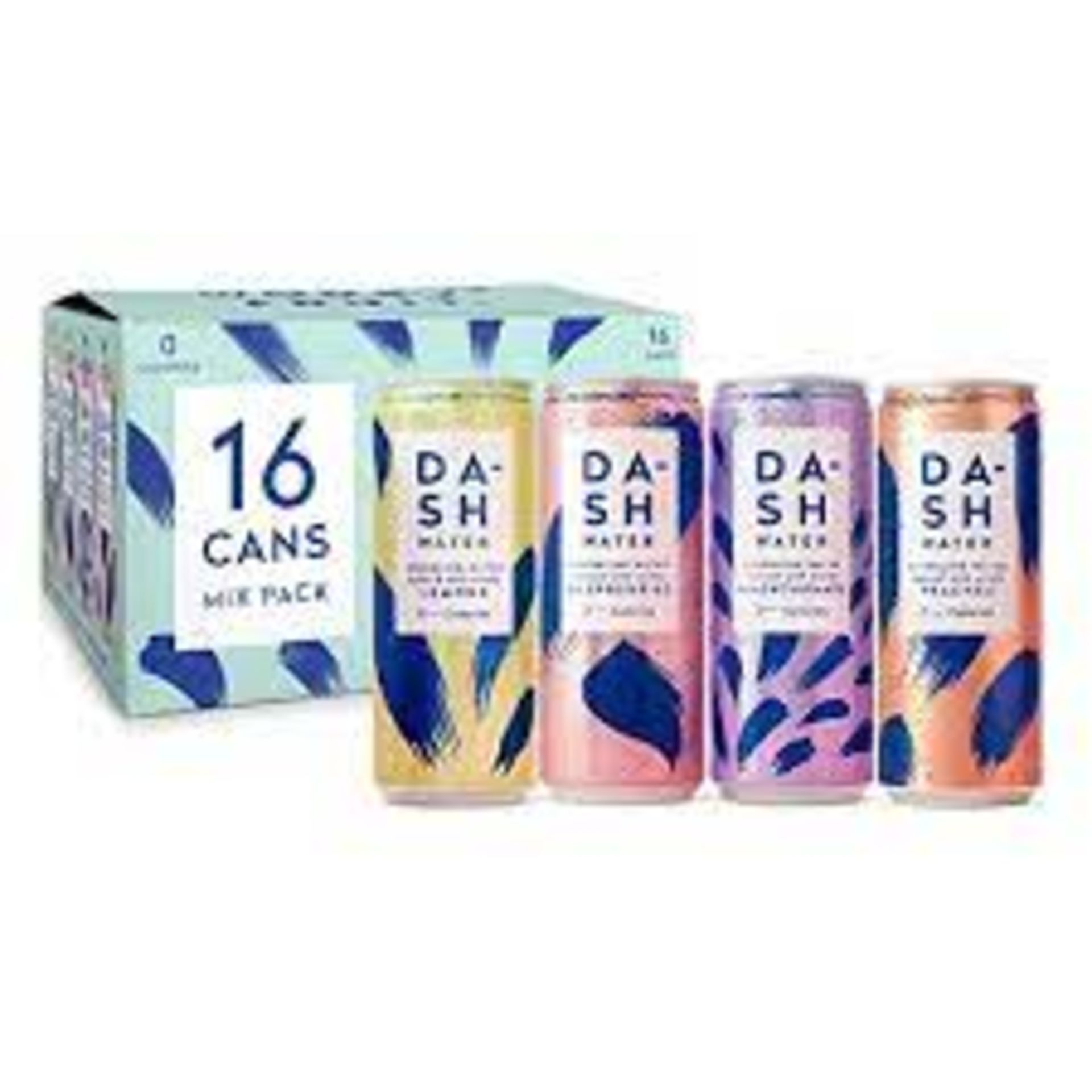 RRP £1437 (Approx. Count 79) spW48Y3227K (1) 65 x Dash Water Mixed Pack - 16 x Flavoured Sparkling