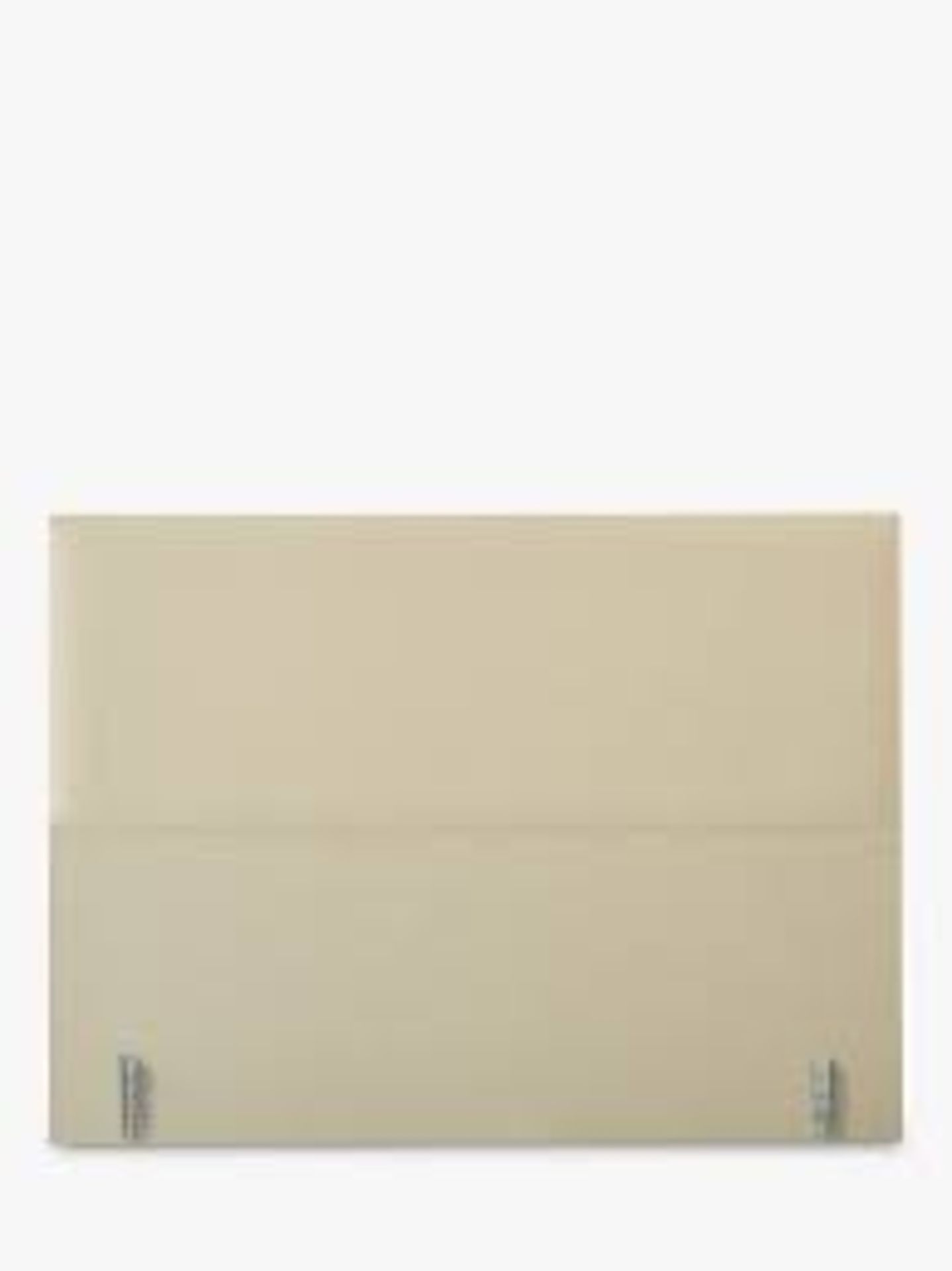RRP £950 Packaged Vispring Hebe Full Depth Upholstered Headboard, King Size, Gem Cream, (Grade A) (