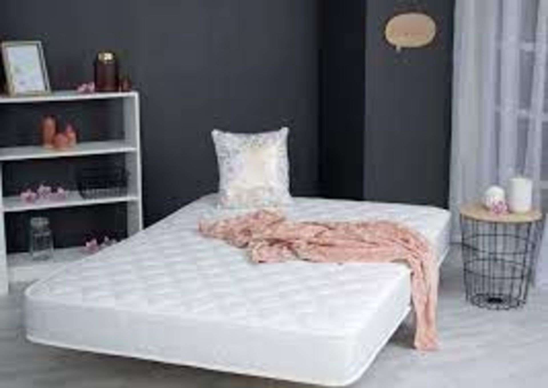 RRP £101 Wayfair Sleep Nave Open Coil Mattress Size: Double (4'6) Fdjd1000.54571015 (Condition