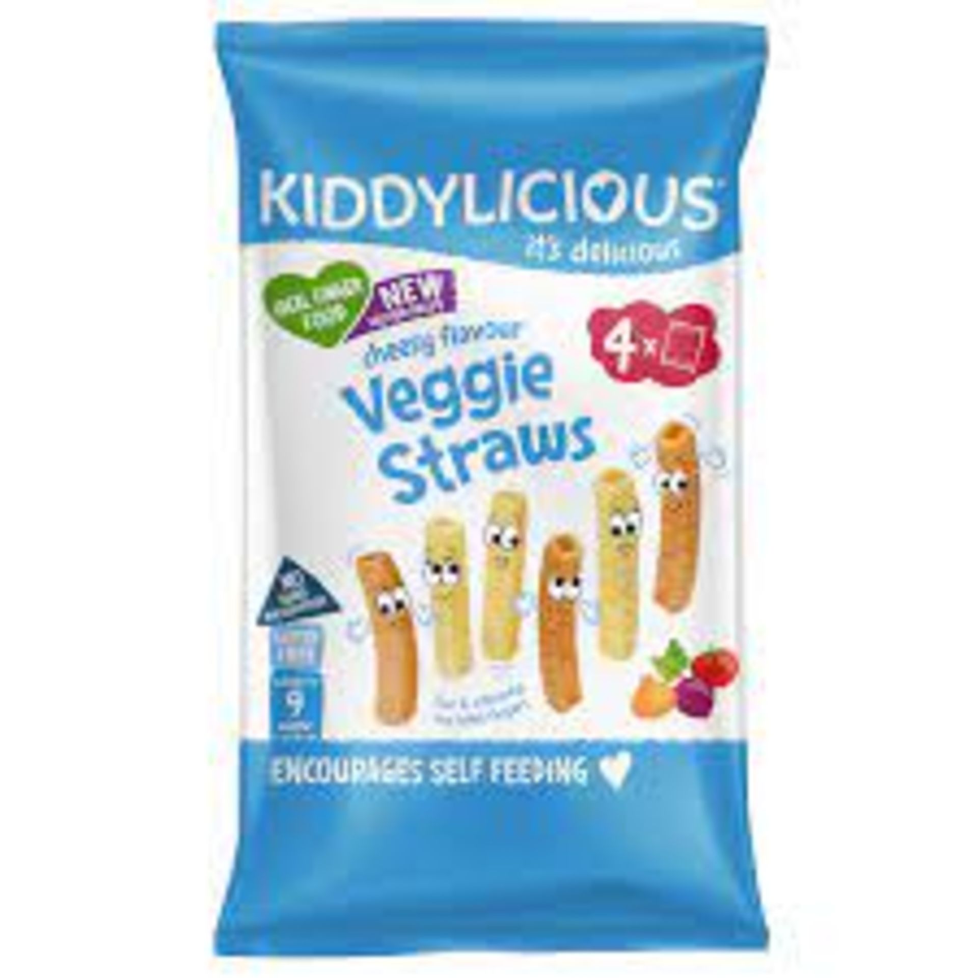 RRP £1159 (Approx Count 86)(A46) Spw51V5743N 5 X Kiddylicious Cheesy Veggie Straws, 4 (4 X 48G) 2