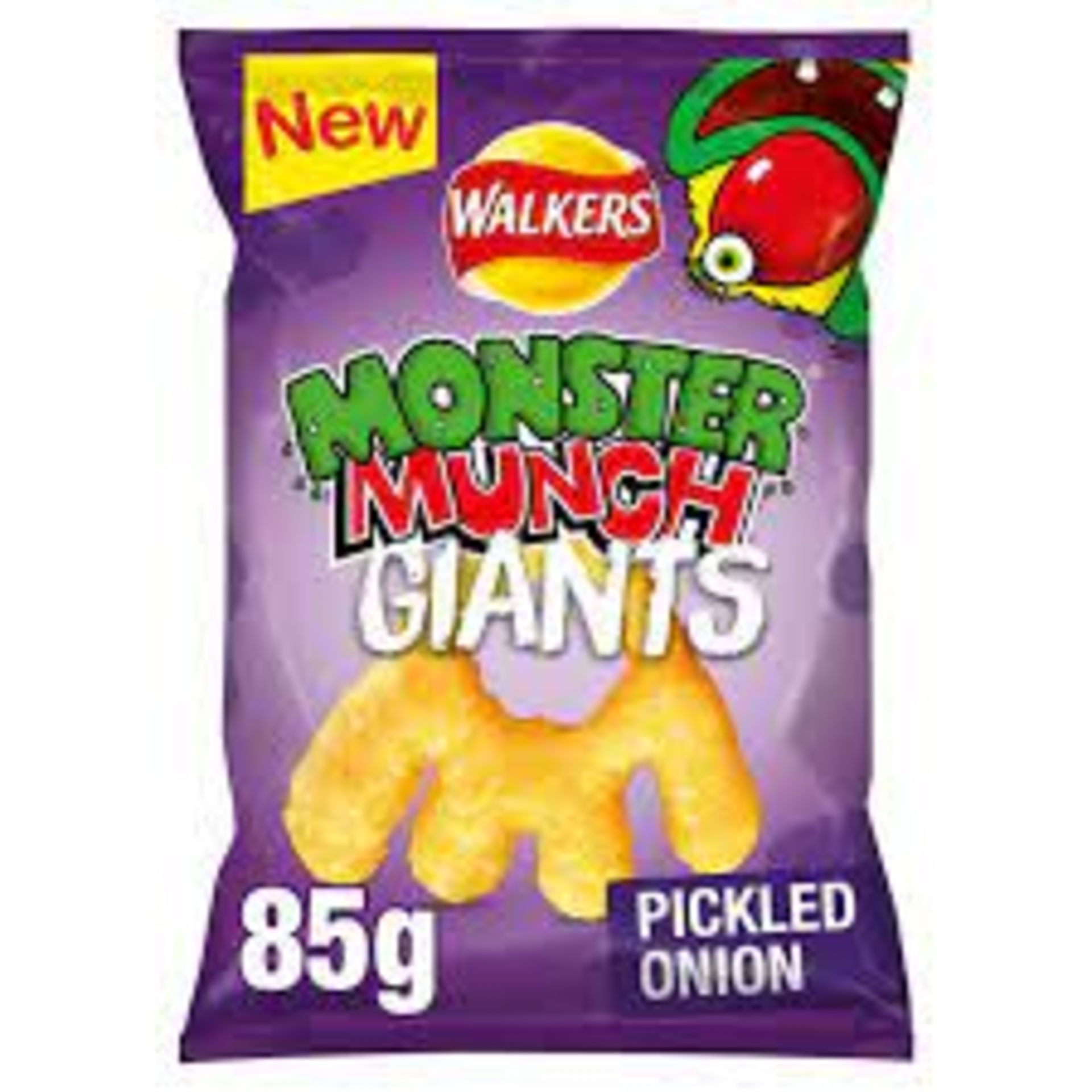 RRP £669 (Approx. Count 42) spSQL11TNkn 42 x Walkers Monster Munch Giants Pickled Onion 85g (Case of