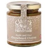 RRP £1159 Spw37C7814H (2) (Approx.Count 153)  32 X Claire'S Handmade | Apple And Pear Cheeseboard