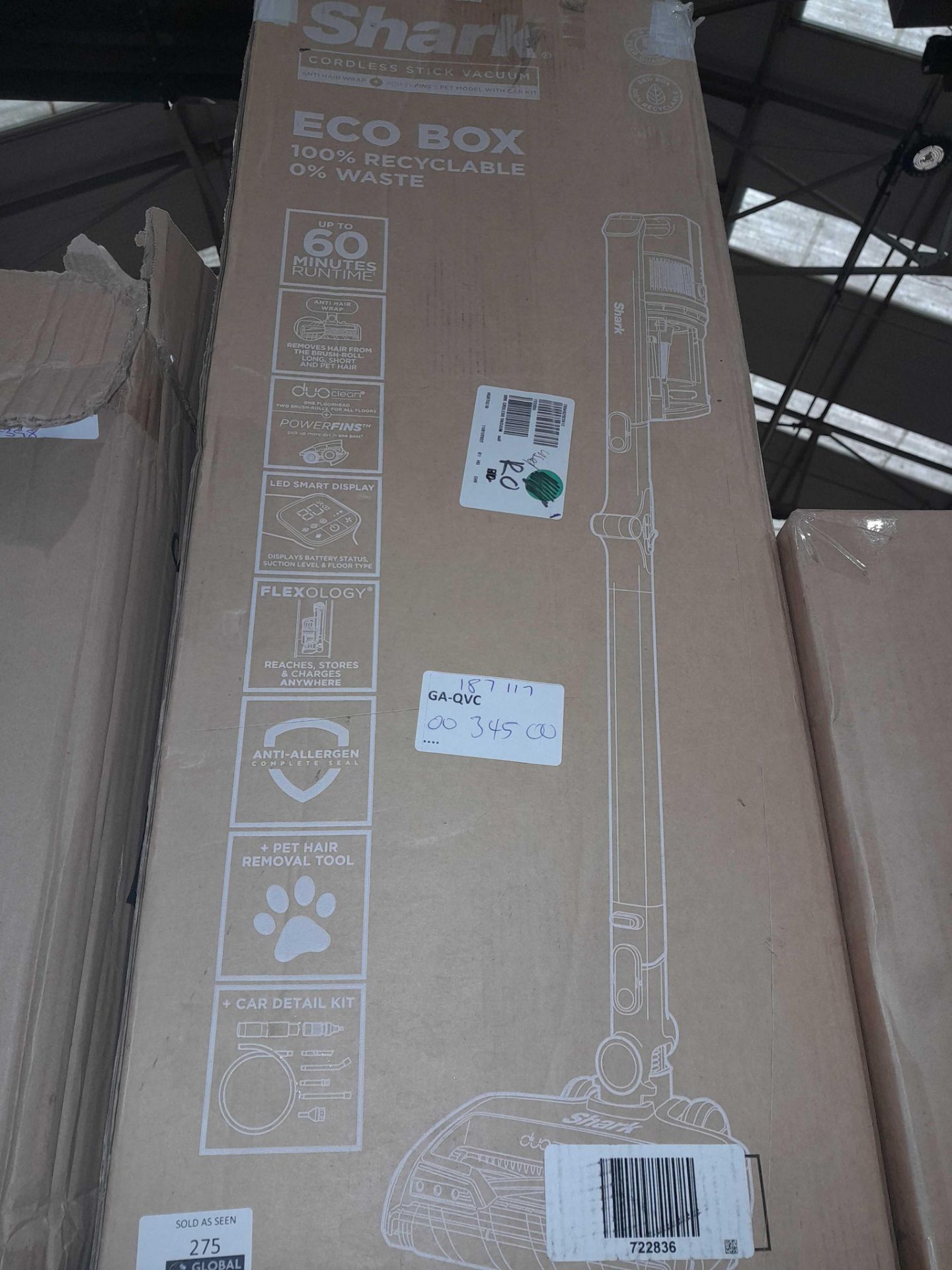 RRP £345 Lot To Contain A Boxed Shark Cordless Vacuum - Image 2 of 3