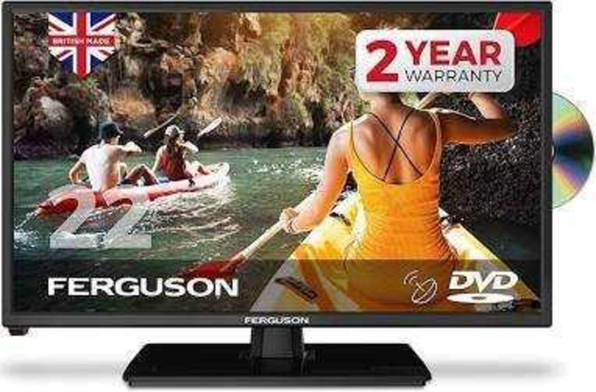 RRP £200 Lot To Contain Ferguson 22" Wide-Screen Led Tv -Sncb102 21